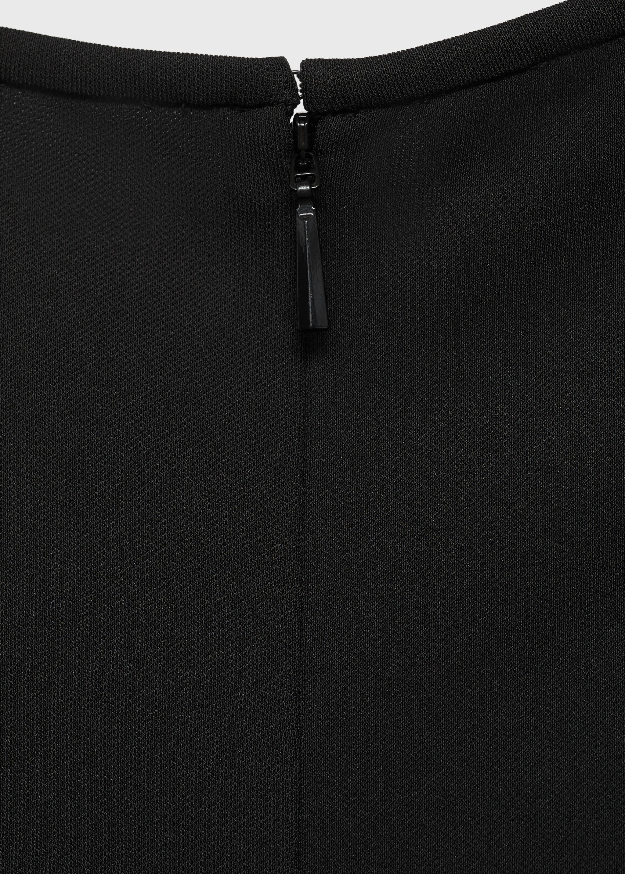 Long flared knitted dress - Details of the article 0