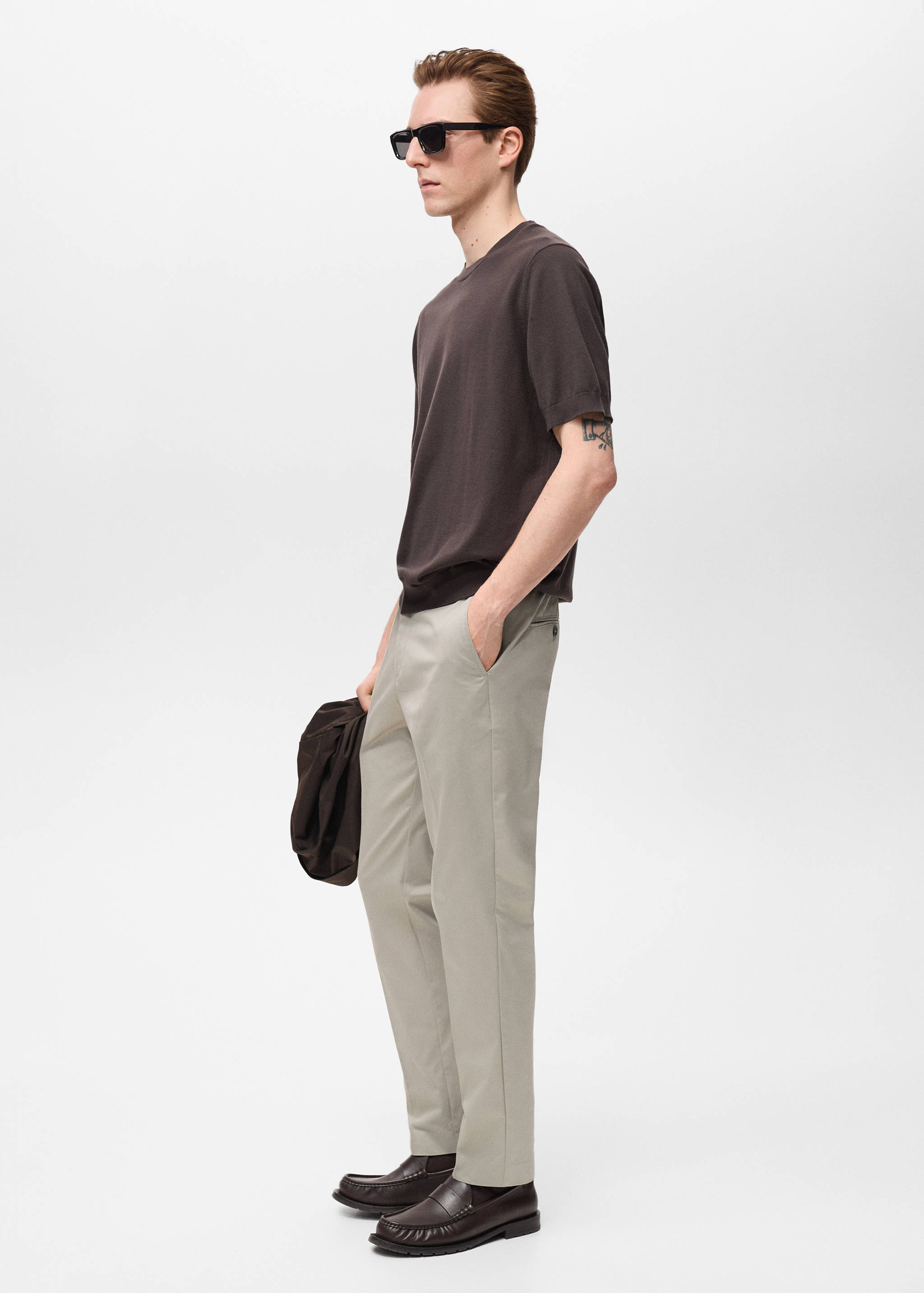 Dublino slim-fit chino trousers - Details of the article 2