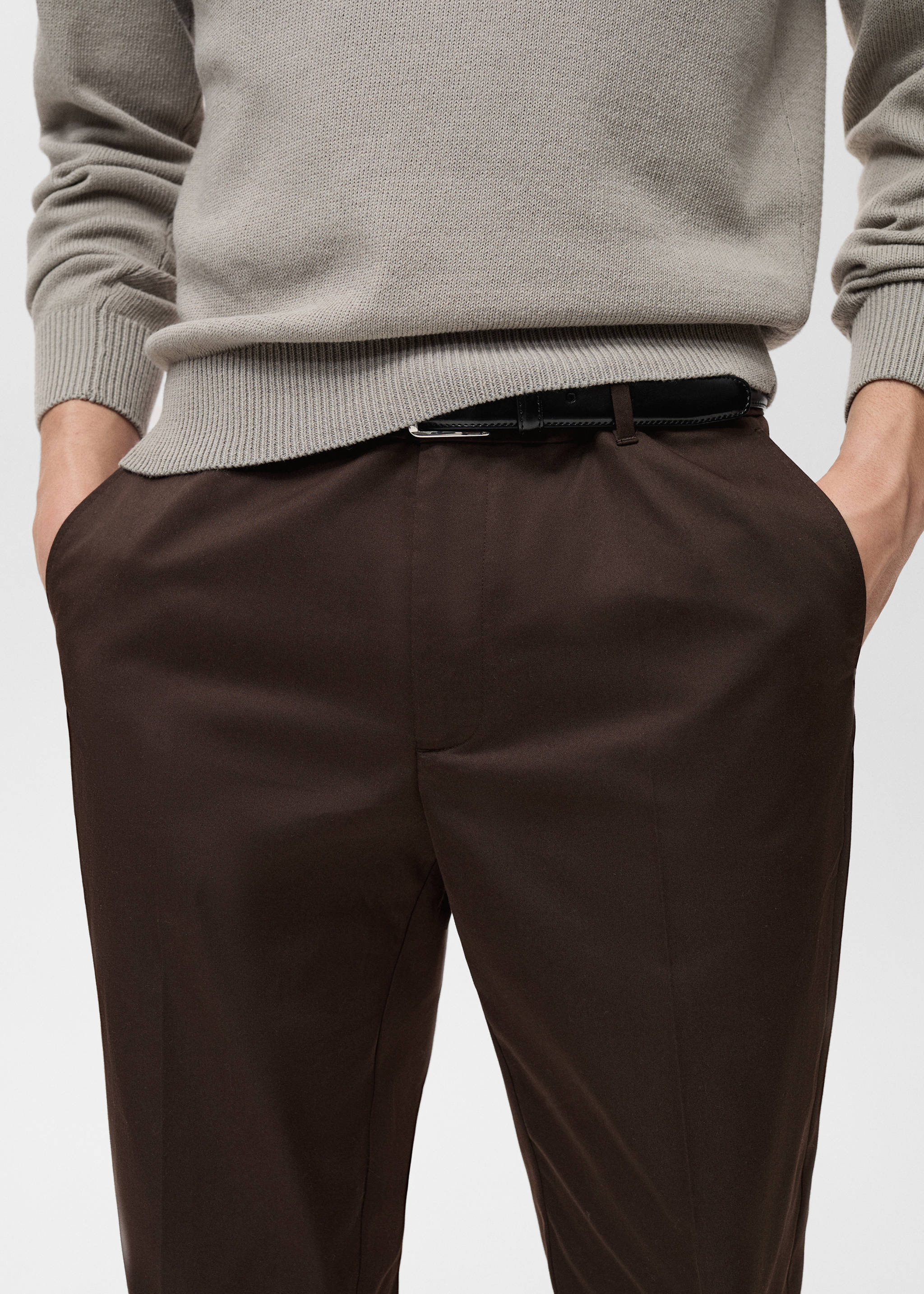 Dublino slim-fit chino trousers - Details of the article 1