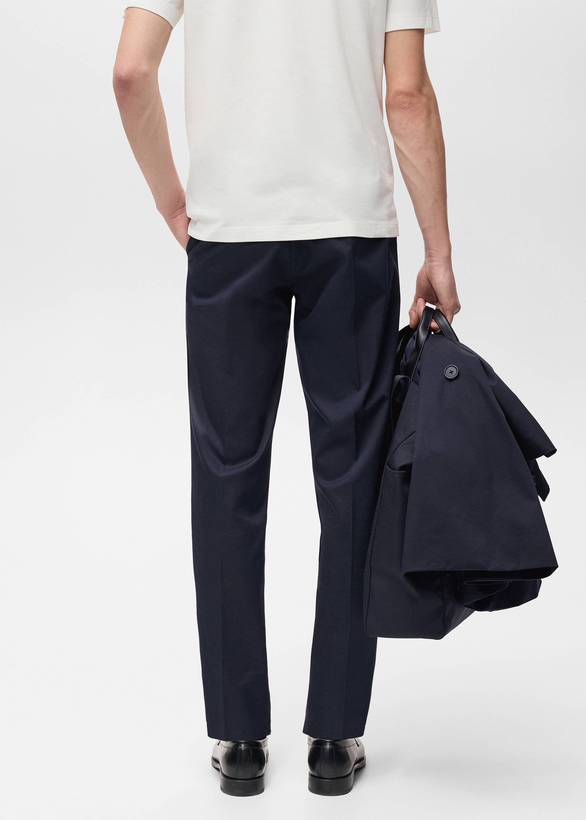 Dublino slim-fit chino trousers - Reverse of the article