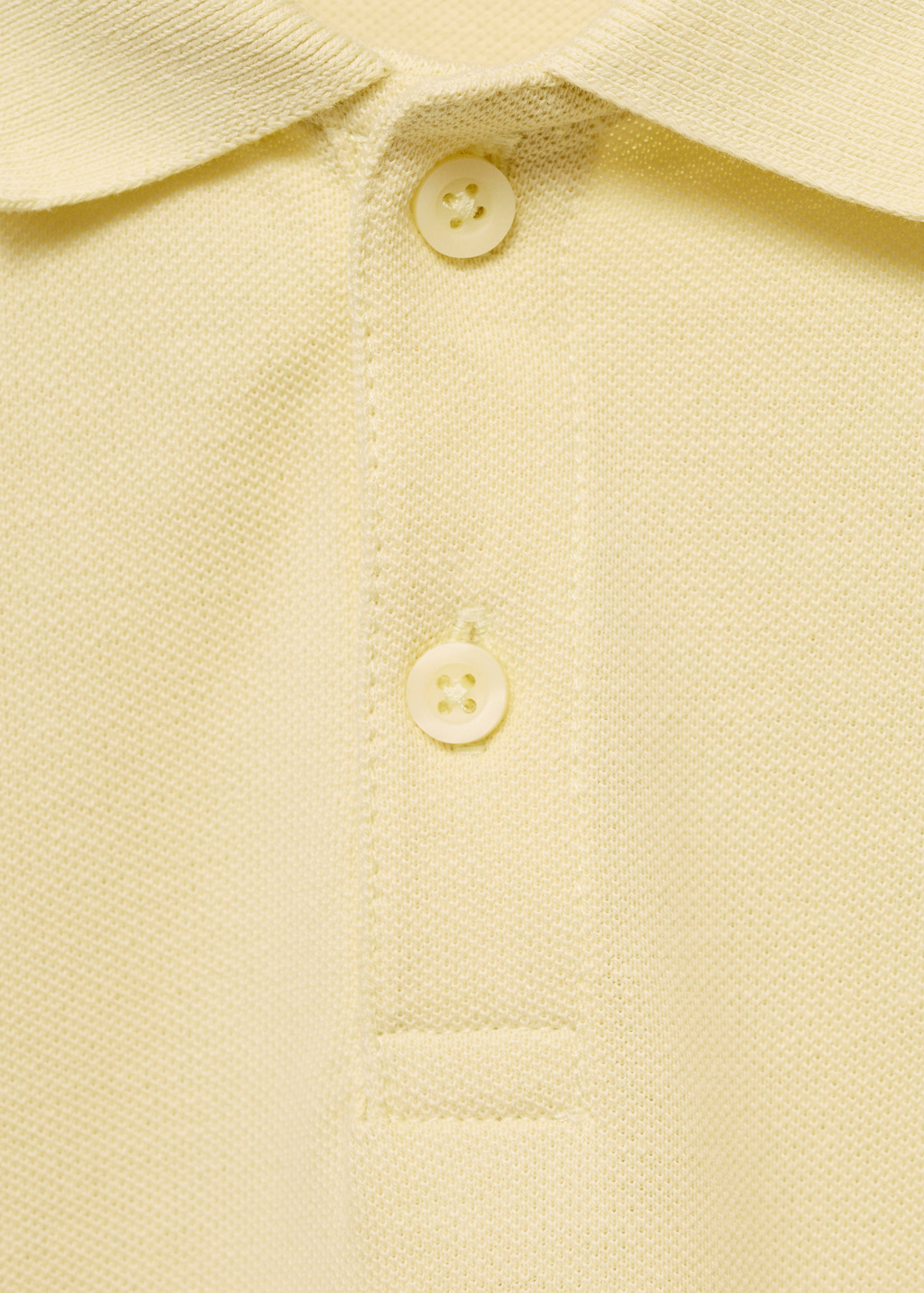 短袖棉质Polo领衬衫 - null