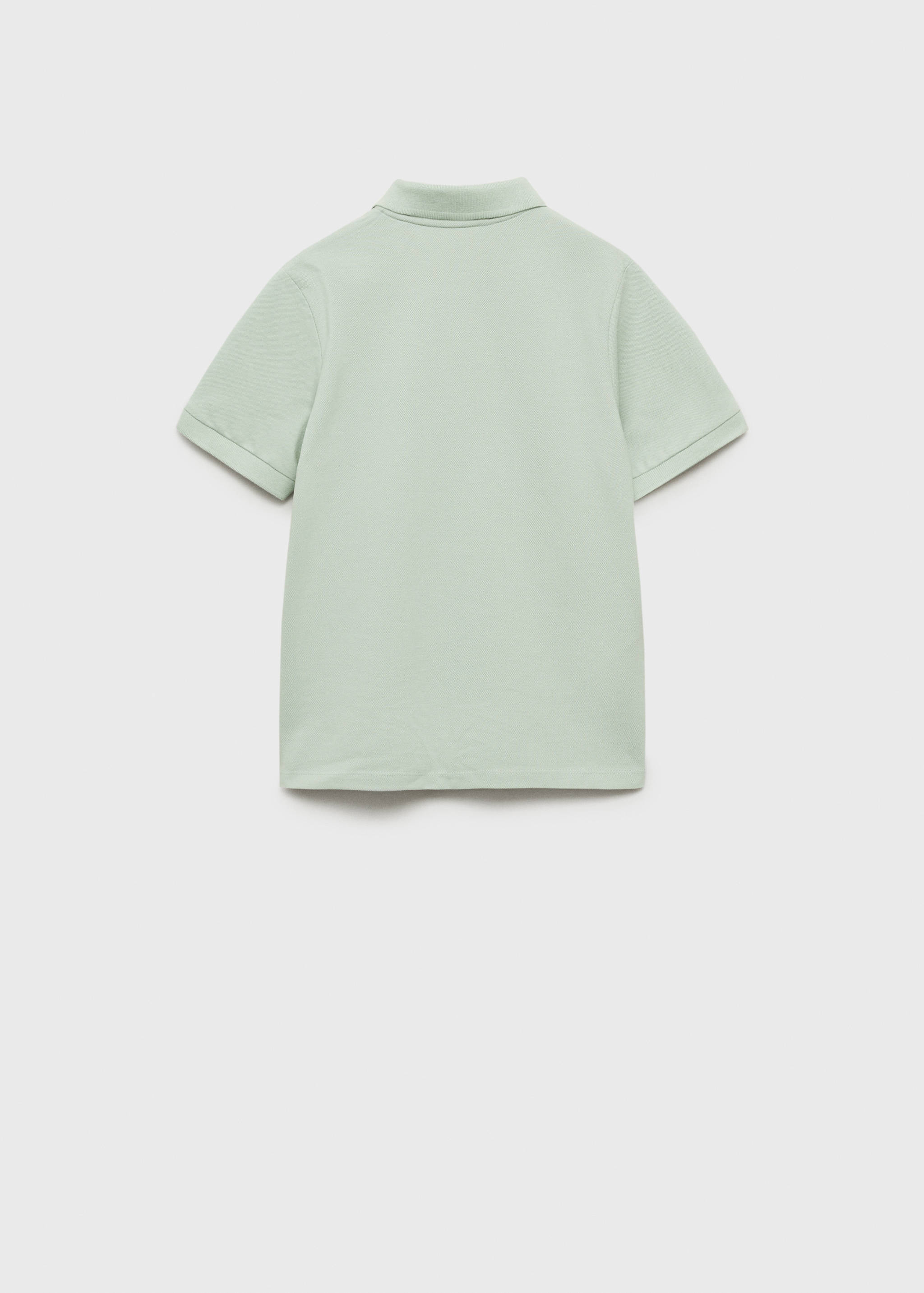 短袖棉质Polo领衬衫 - null