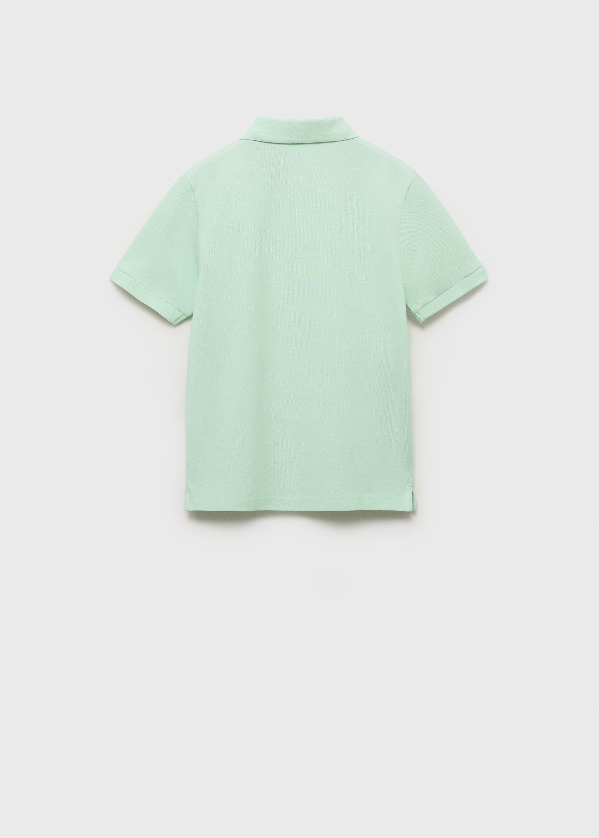 短袖棉质Polo领衬衫 - null