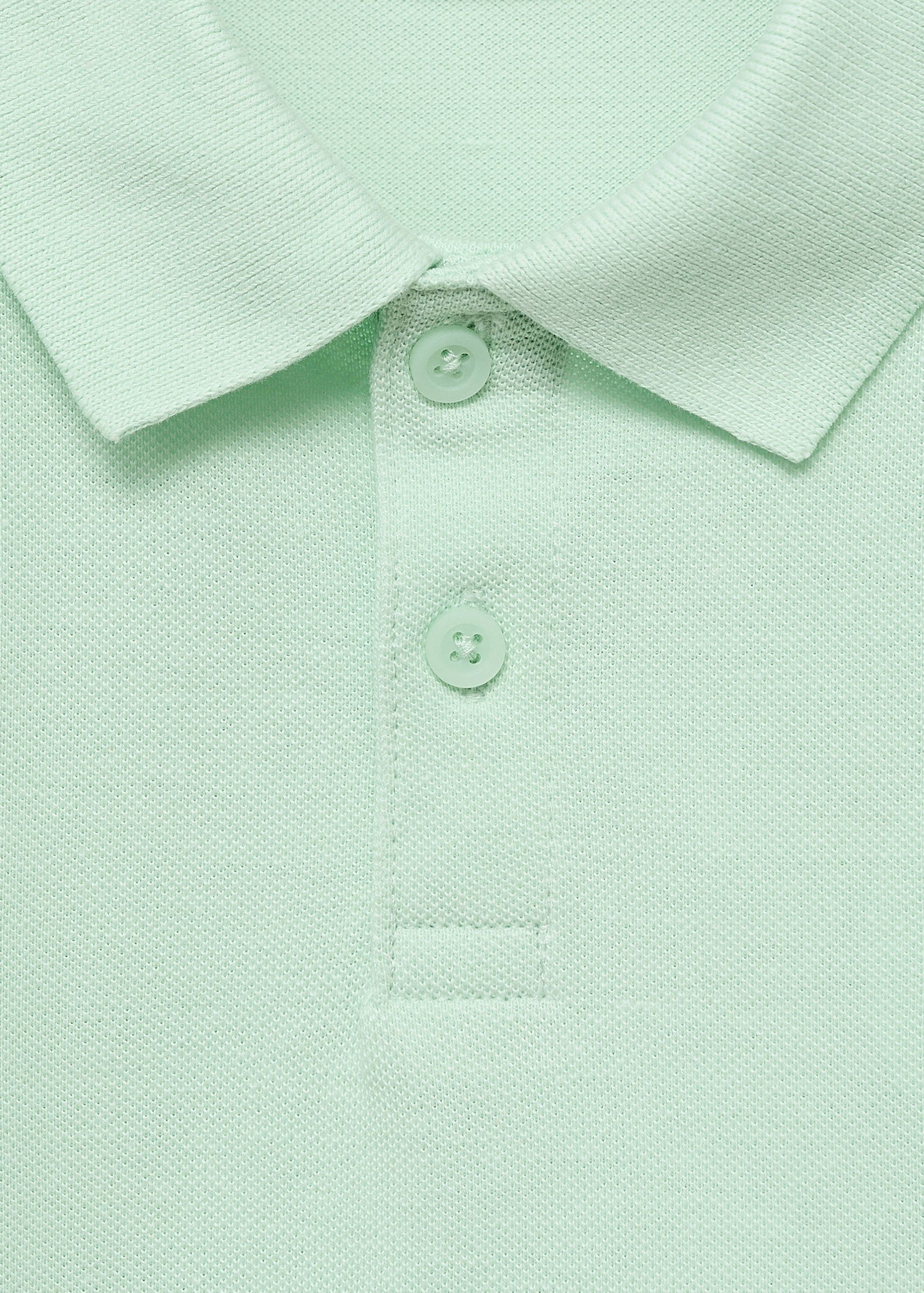 短袖棉质Polo领衬衫 - null