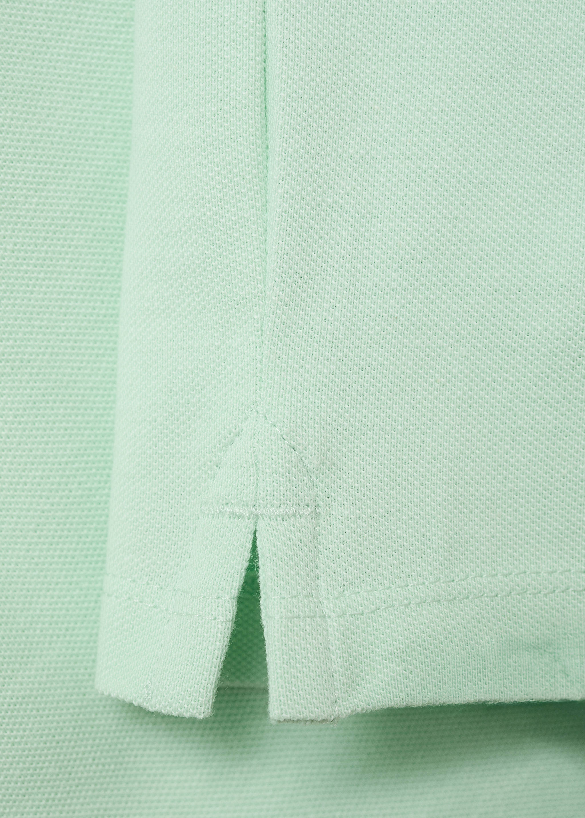 短袖棉质Polo领衬衫 - null