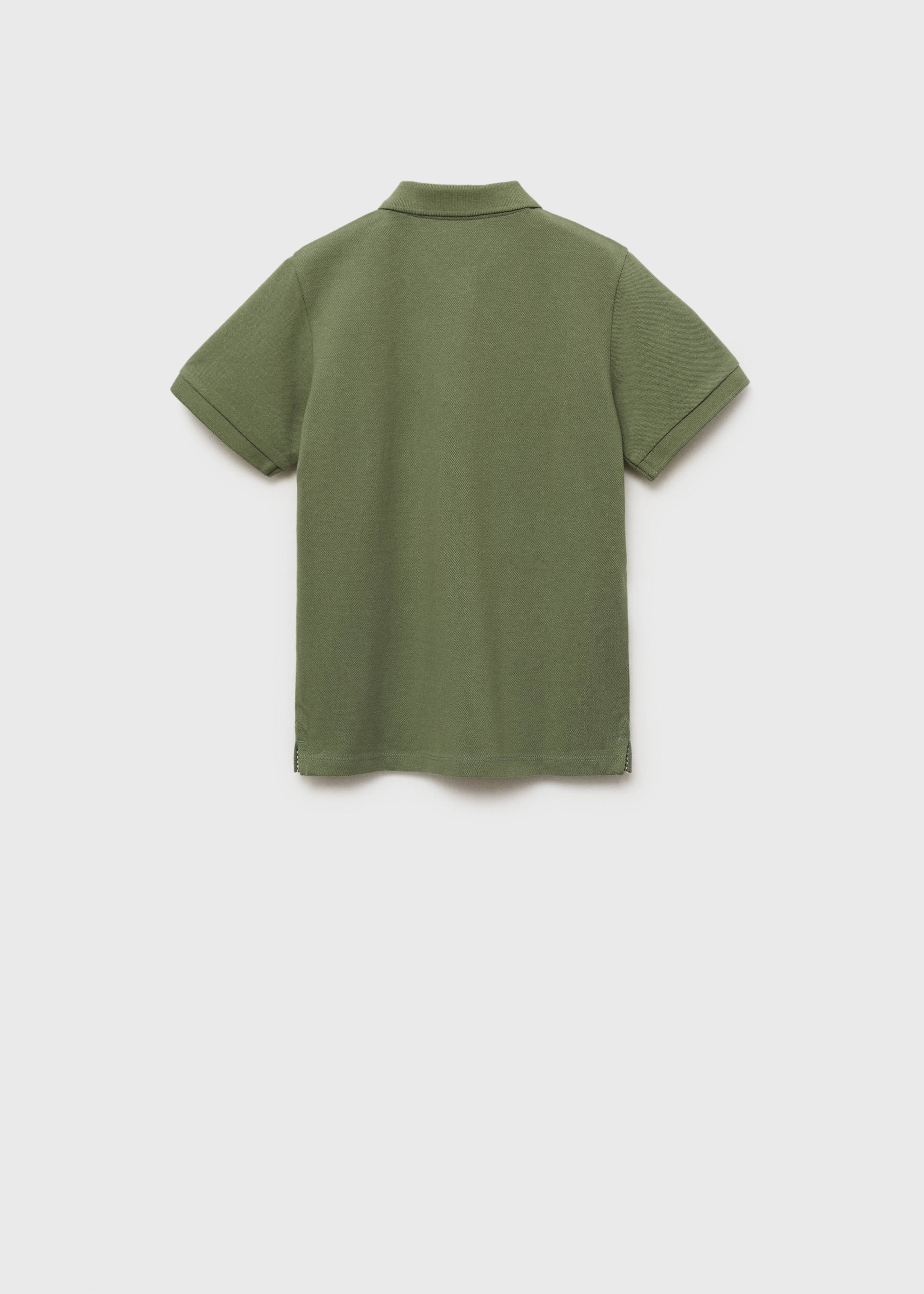 短袖棉质Polo领衬衫 - null