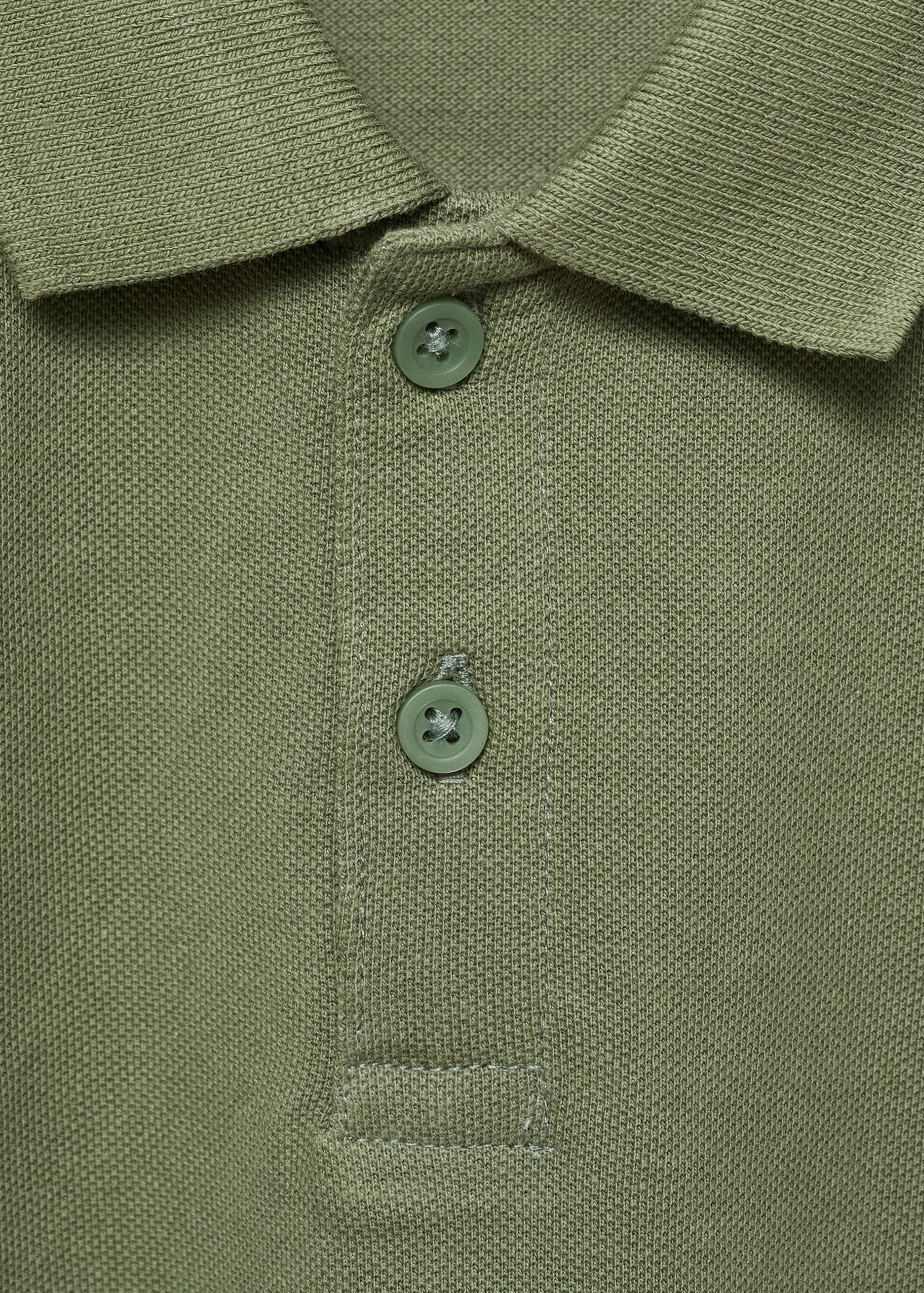 短袖棉质Polo领衬衫 - null