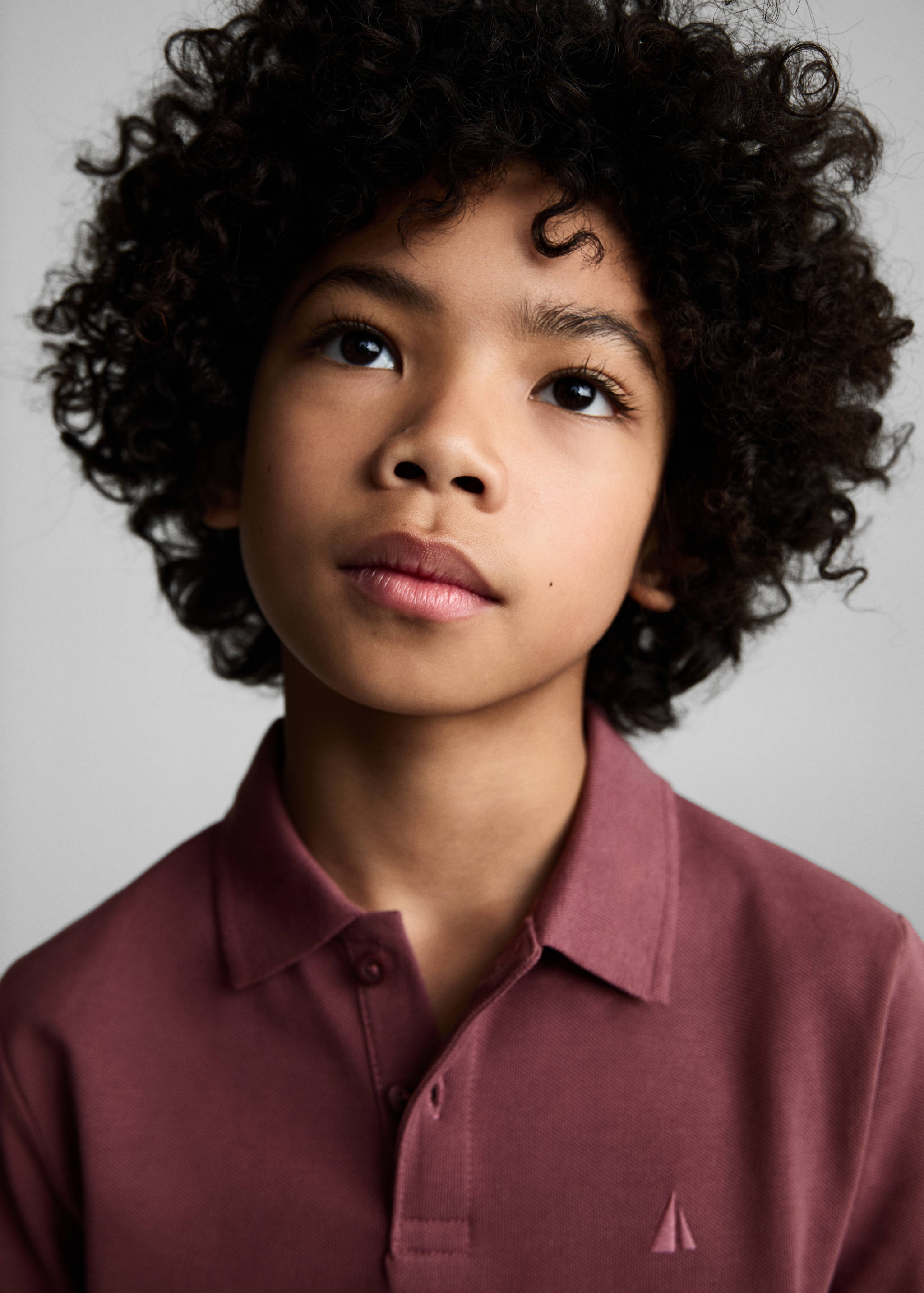 短袖棉质Polo领衬衫 - null