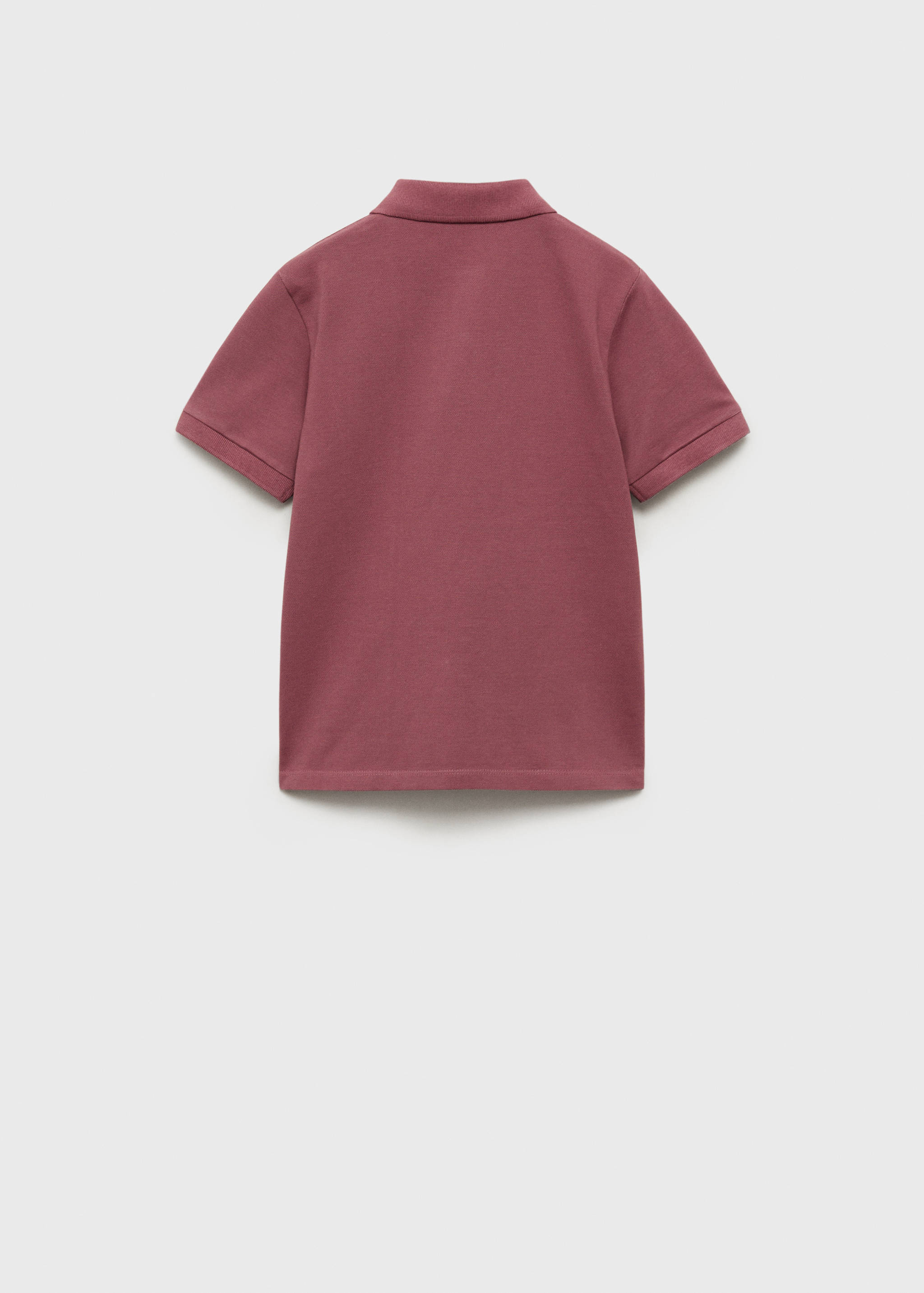 短袖棉质Polo领衬衫 - null