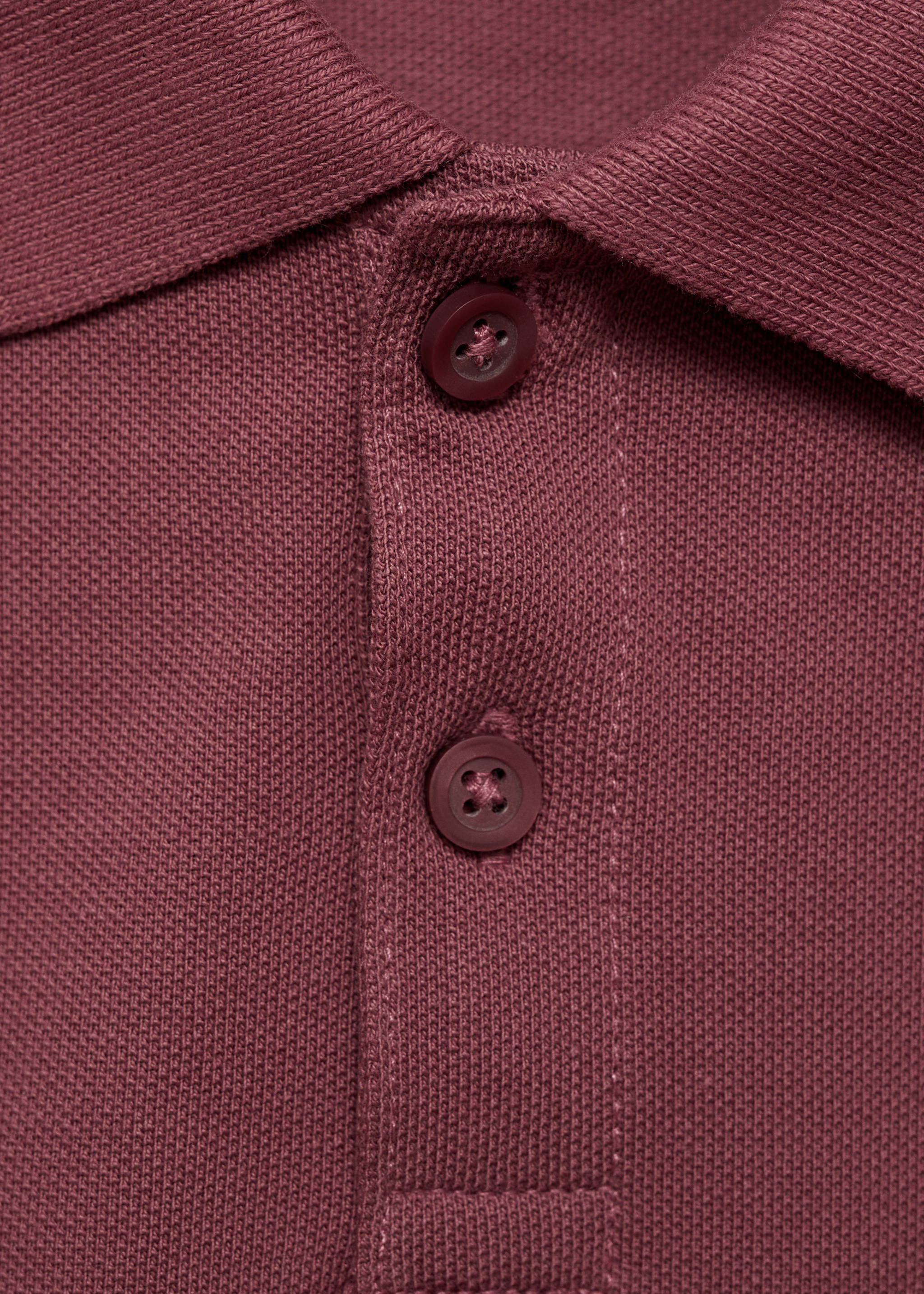 短袖棉质Polo领衬衫 - null