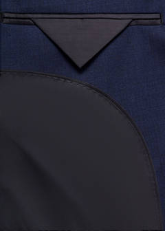 Turin 100% virgin wool suit jacket — Ink Blue 8