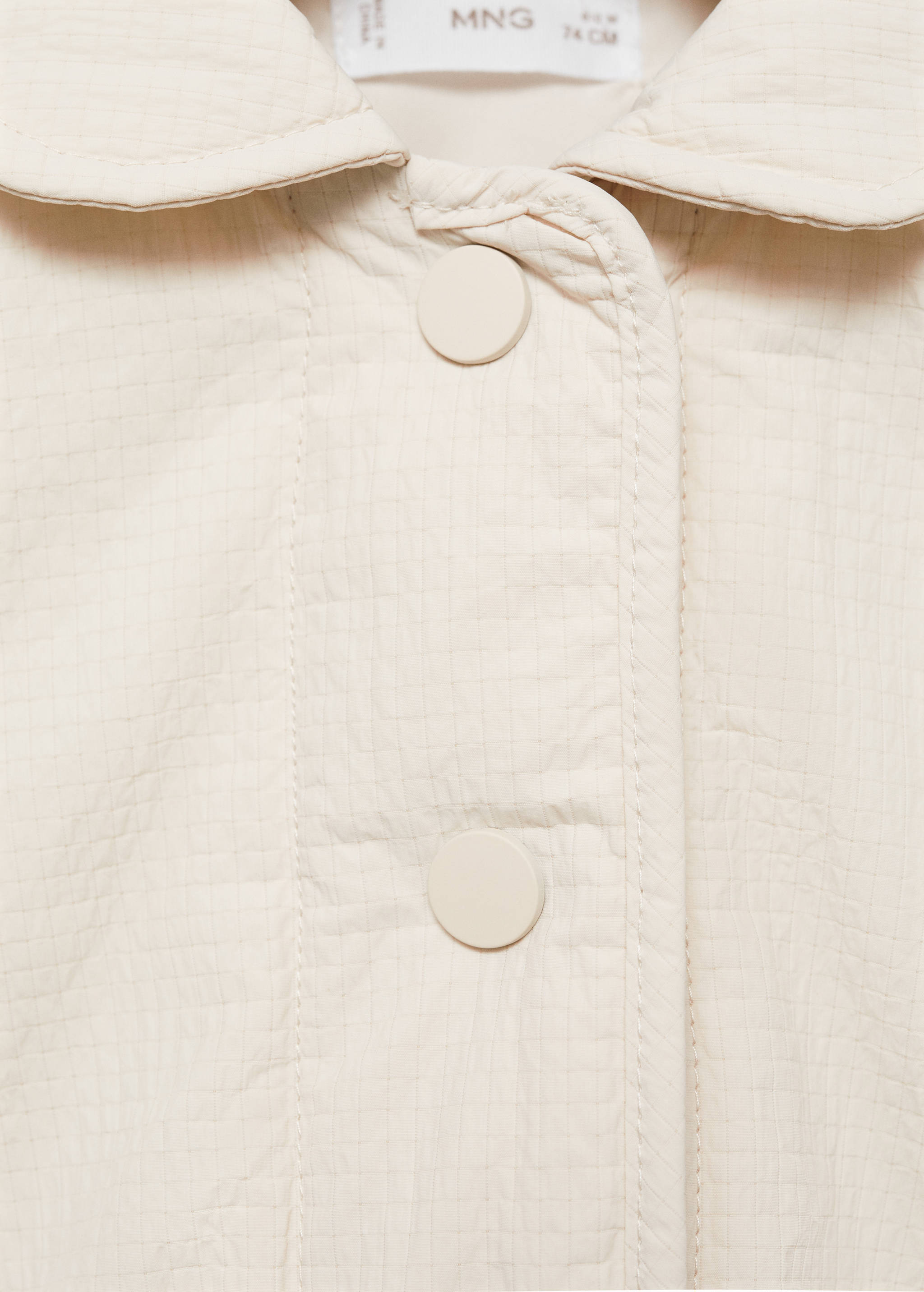 Quilted baby-collar coat - Details of the article 8