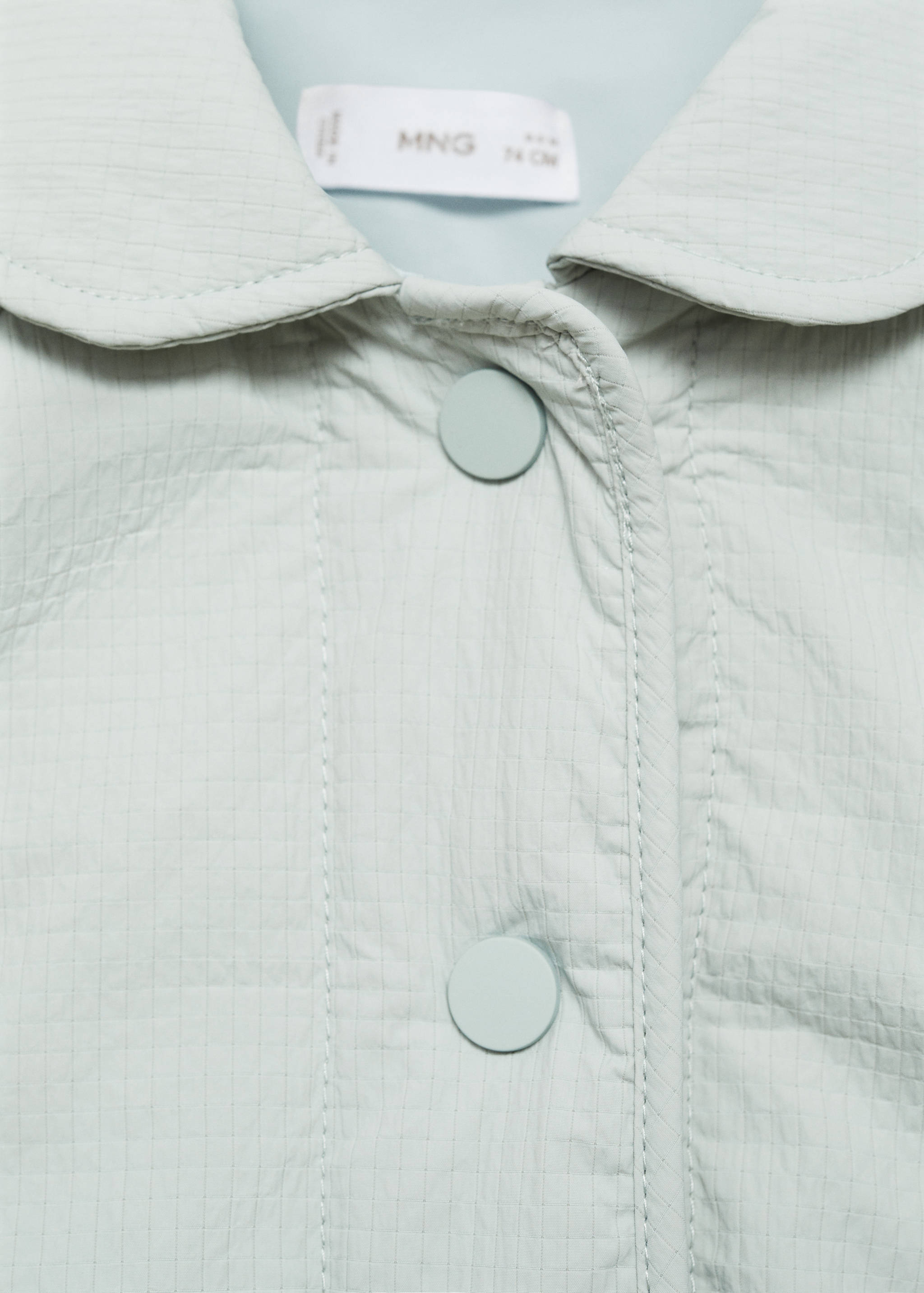 Quilted baby-collar coat - Details of the article 8
