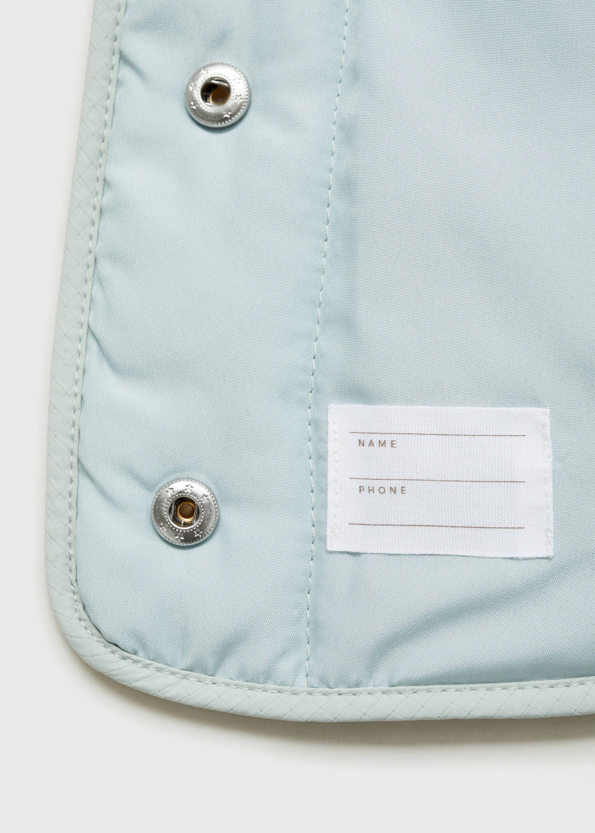 Quilted baby-collar coat - Details of the article 0