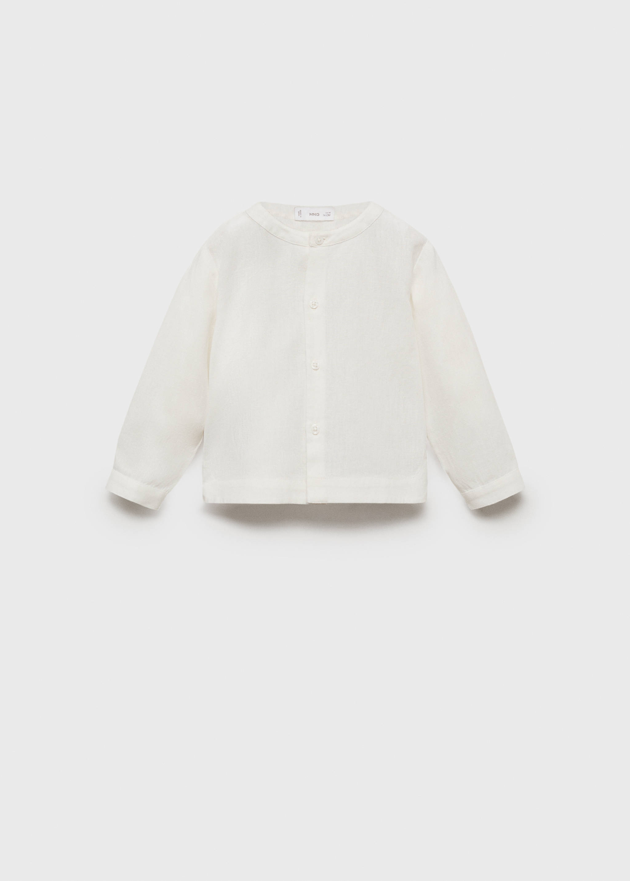 Cotton and linen shirt - Article without model