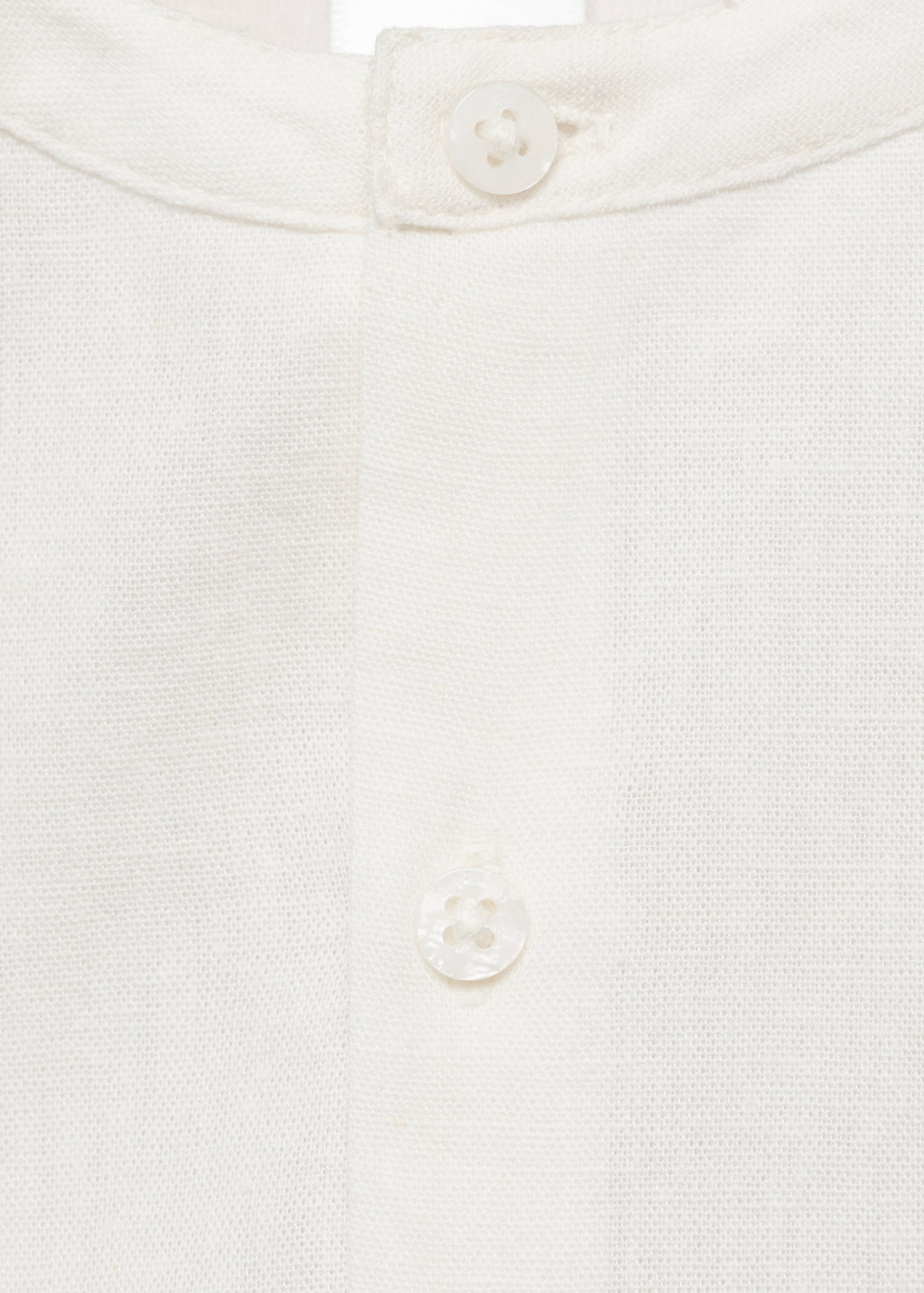 Cotton and linen shirt - Details of the article 8