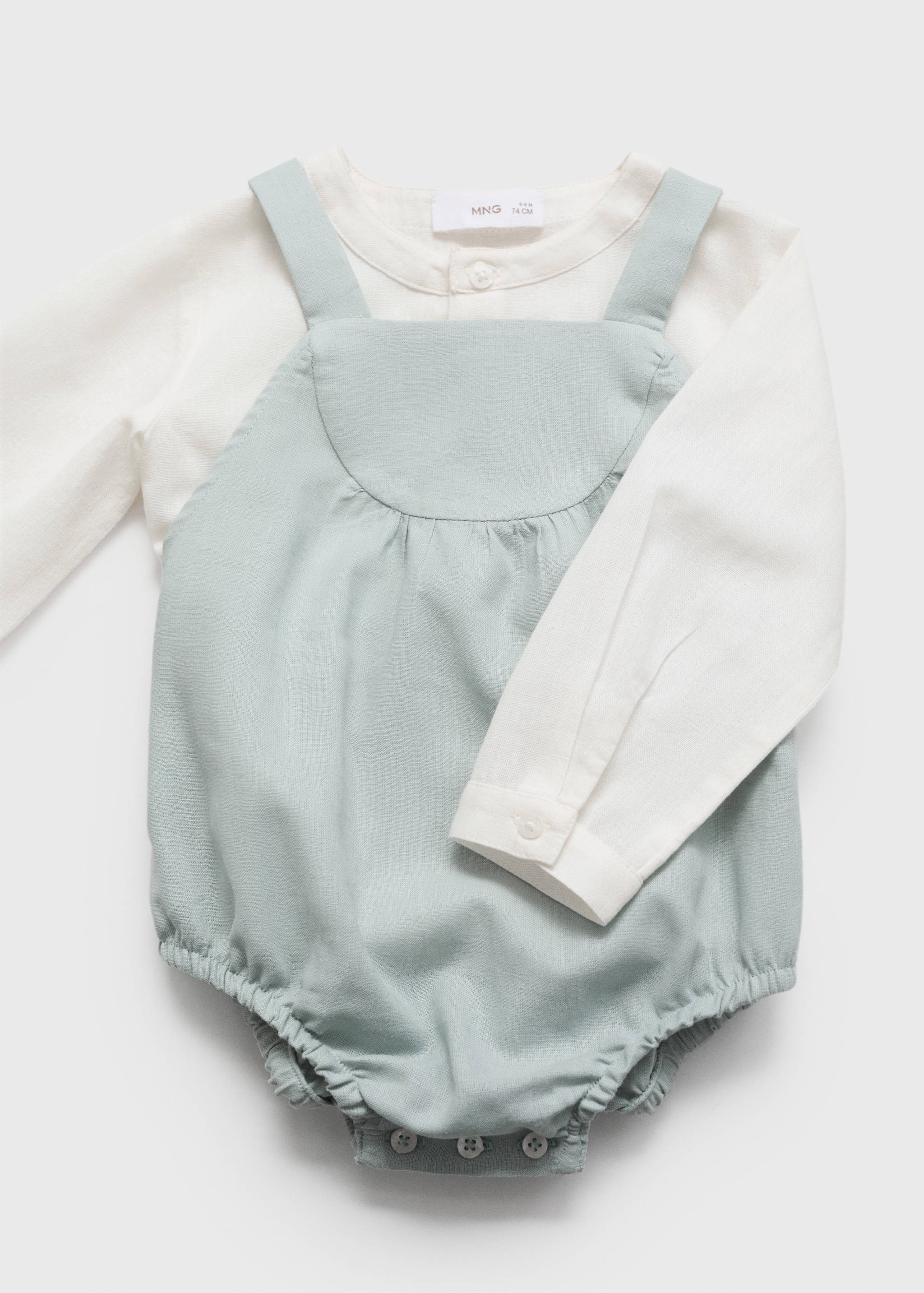 Cotton and linen shirt - Details of the article 0