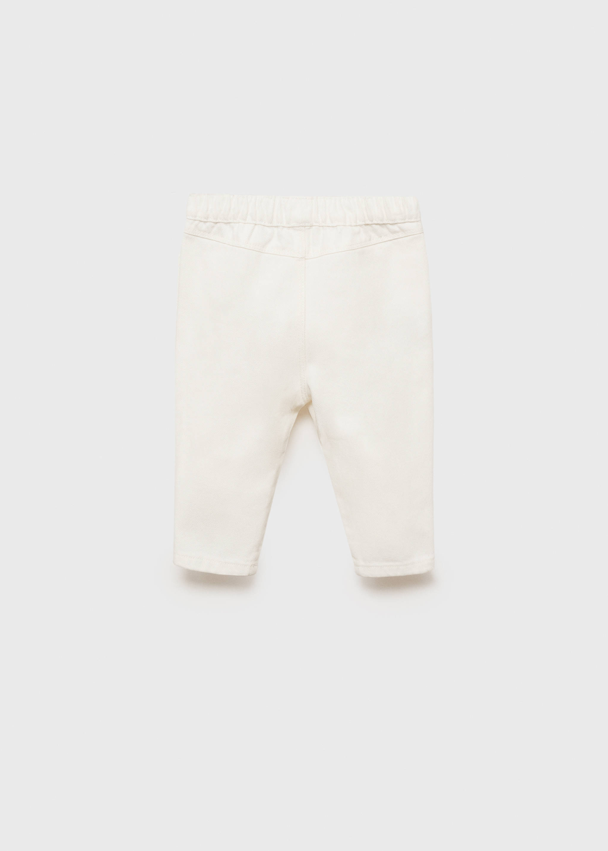 Elastic waist pants - Reverse of the article