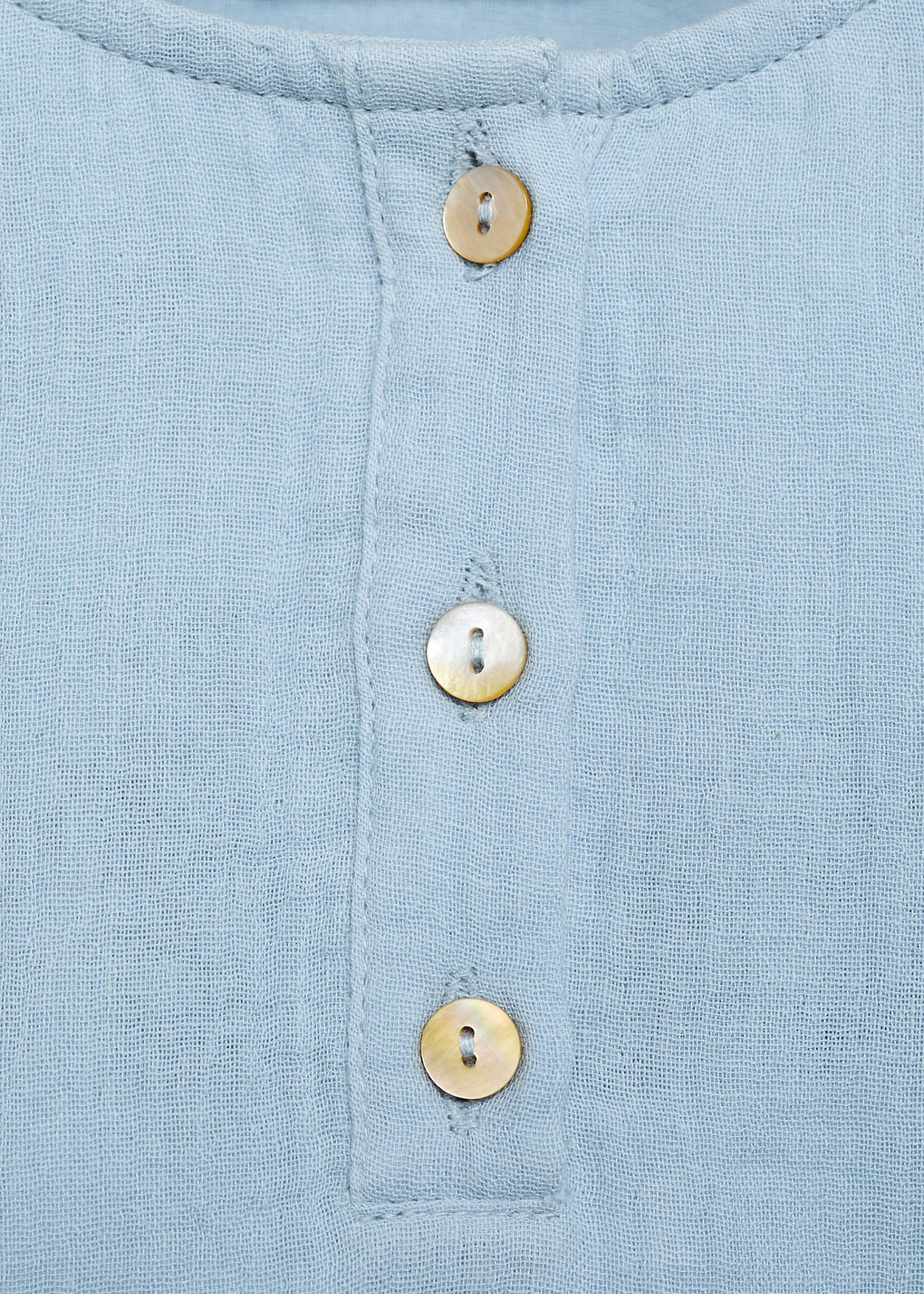 Cotton bambula shirt — Sky Blue