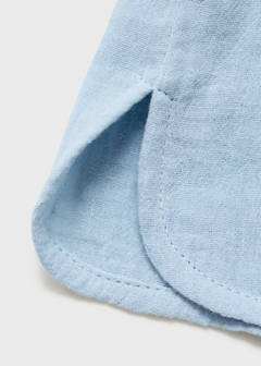 Cotton bambula shirt — Sky Blue 5