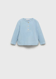 Cotton bambula shirt — Sky Blue 2