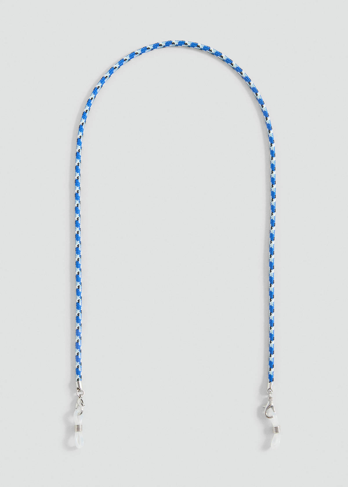 Sunglasses braided chain — Blue