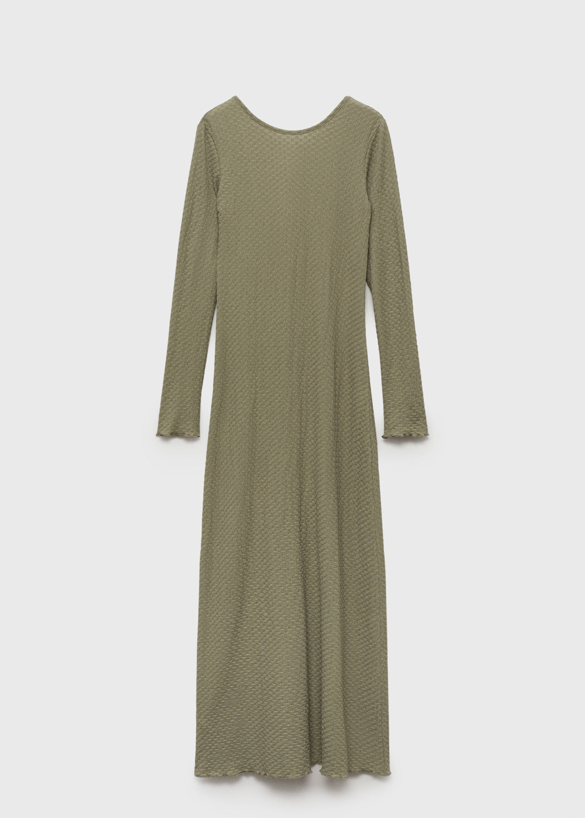 Long textured dress - Article without model