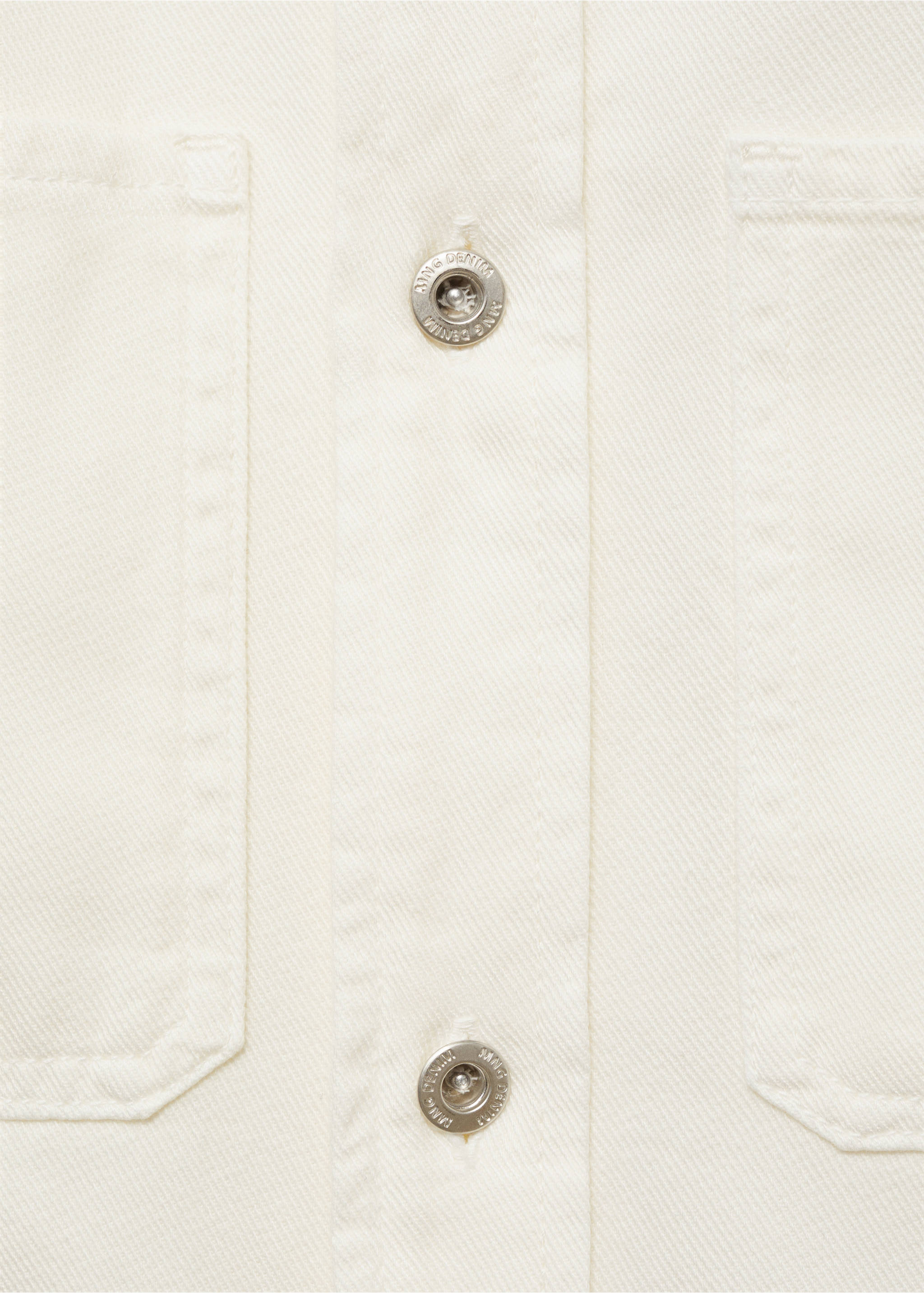 Regular-fit cotton lyocell overshirt - Details of the article 0, Off White. Ref: 87094408-00.