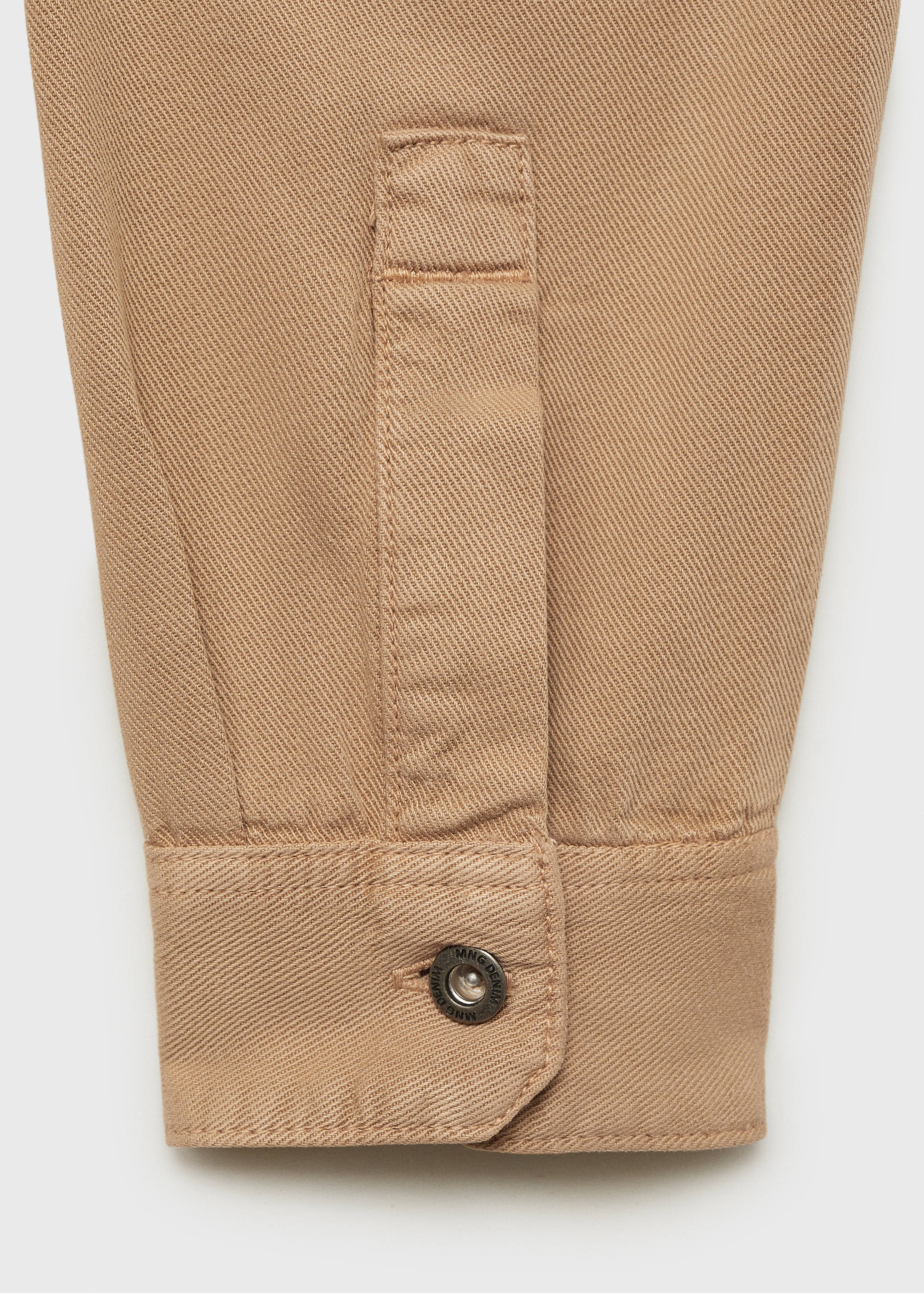Regular-fit cotton lyocell overshirt - Details of the article 0