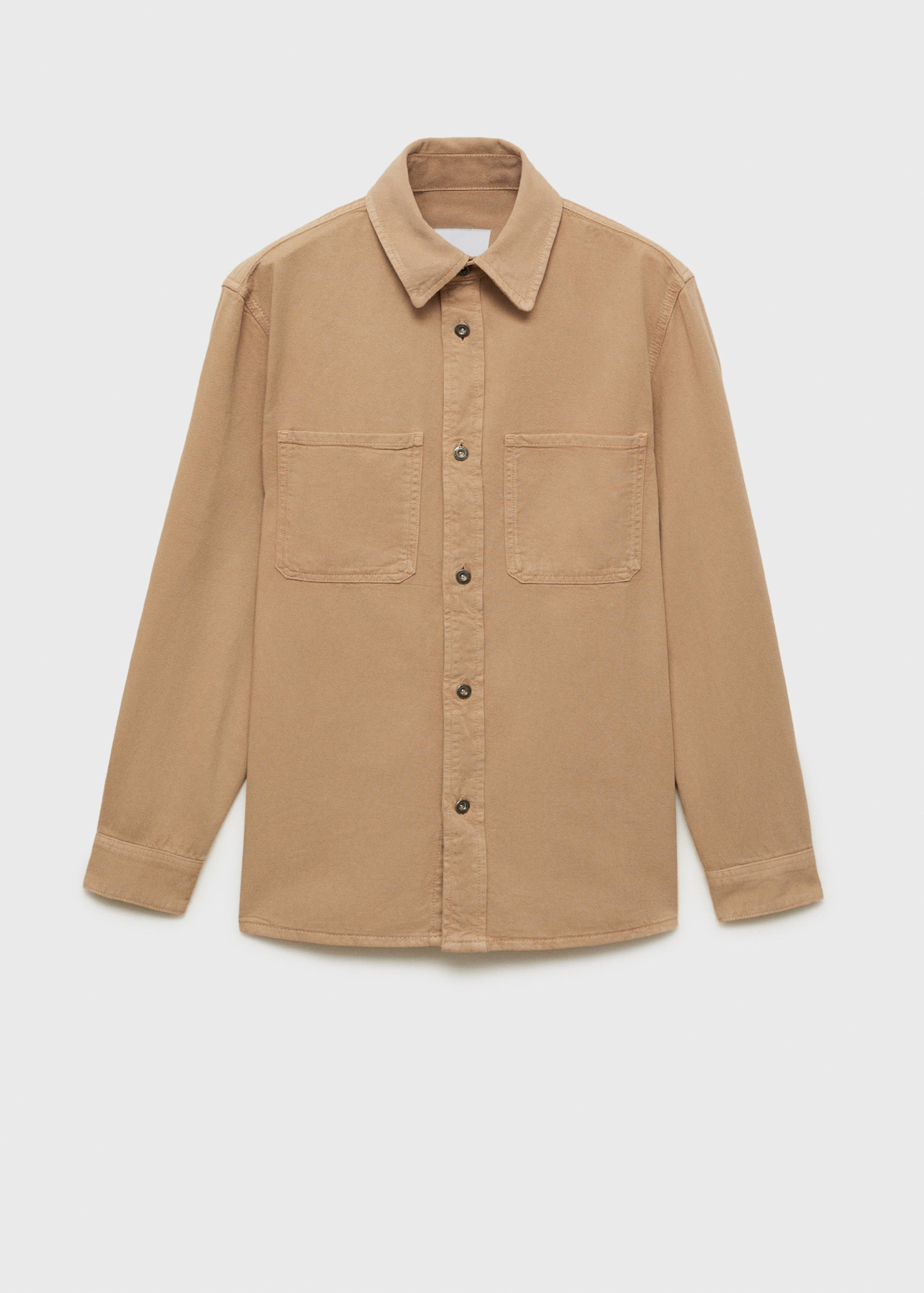 Sobrecamisa regular fit algodón lyocell - Artículo sin modelo