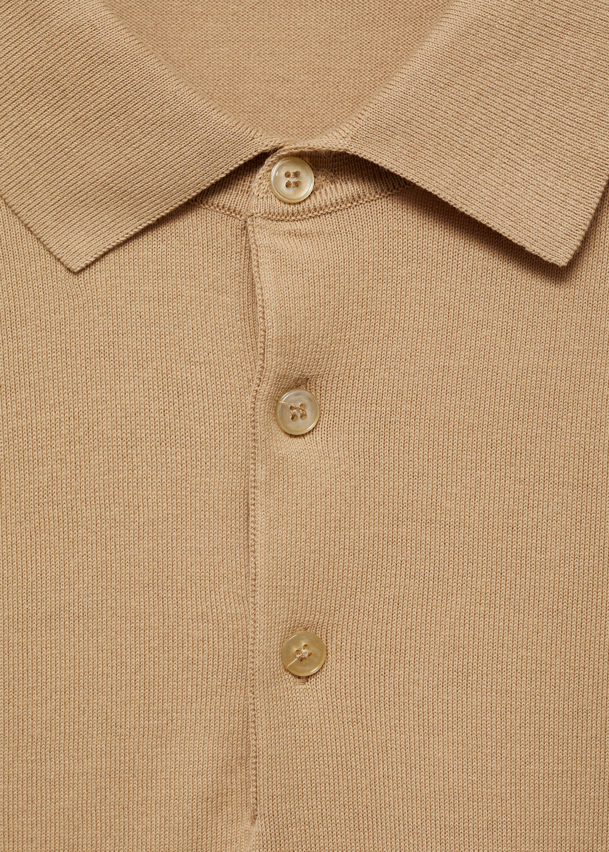 100% cotton fine-knit polo shirt - Details of the article 8