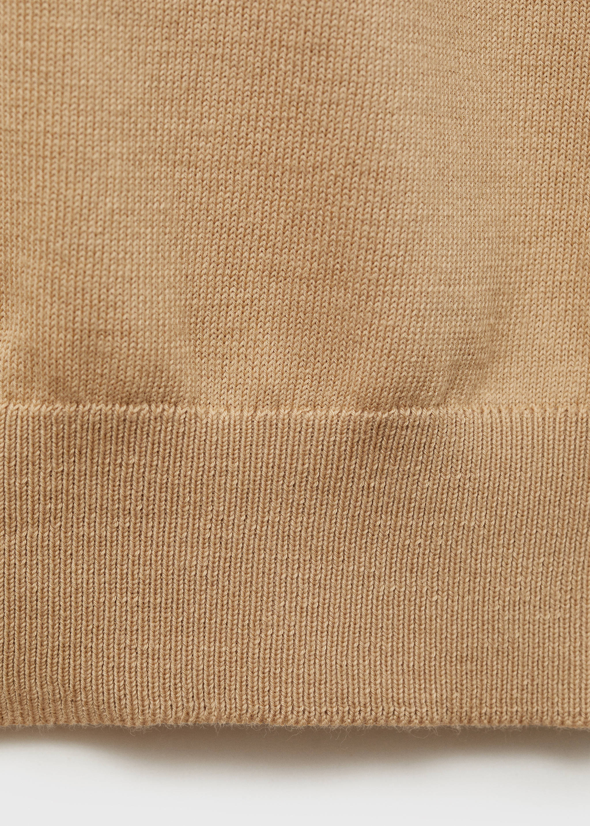 100% cotton fine-knit polo shirt - Details of the article 0