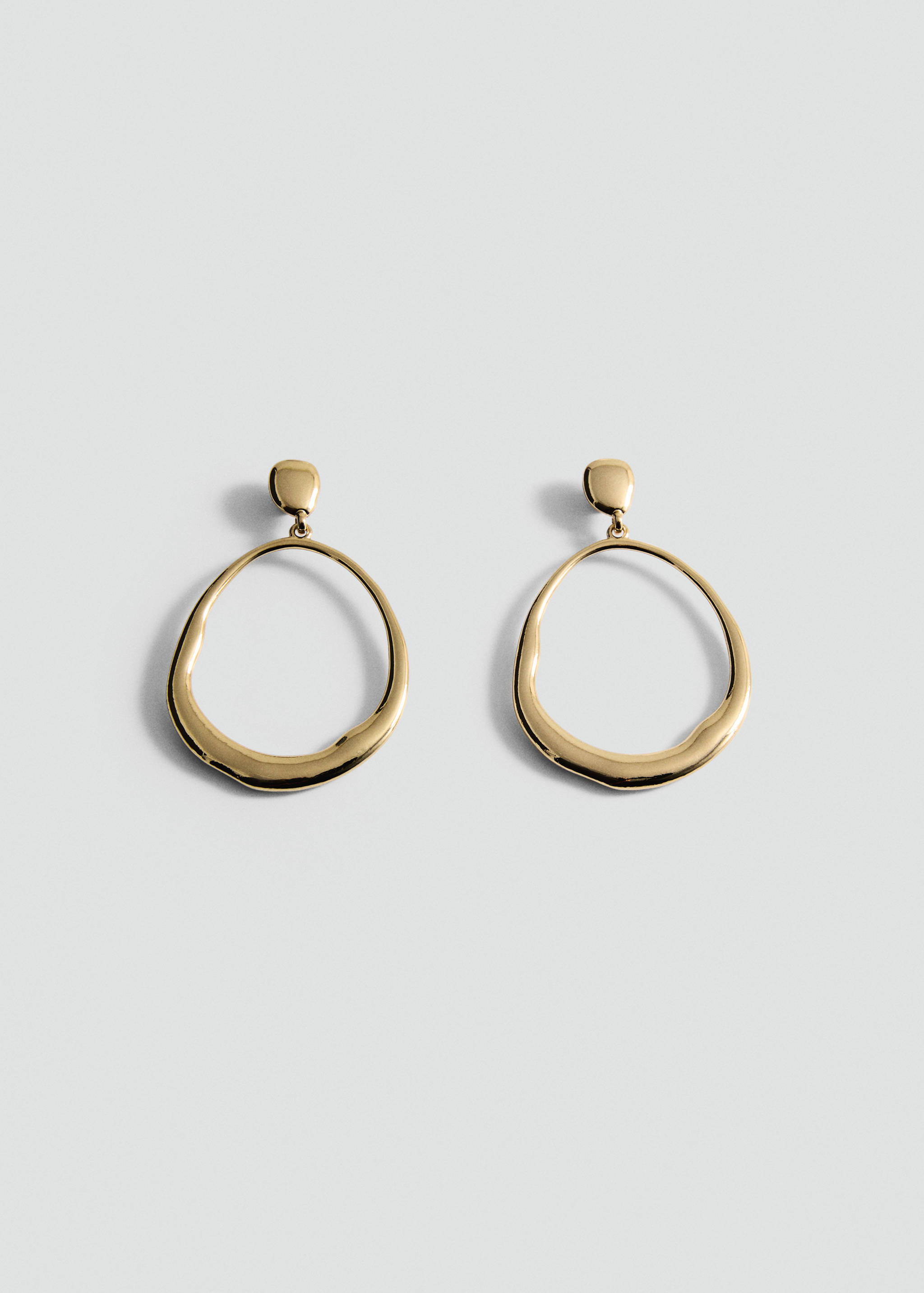 Hoop pendant earrings - Article without model