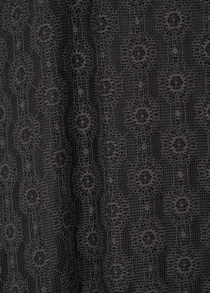 Long lace dress — Charcoal