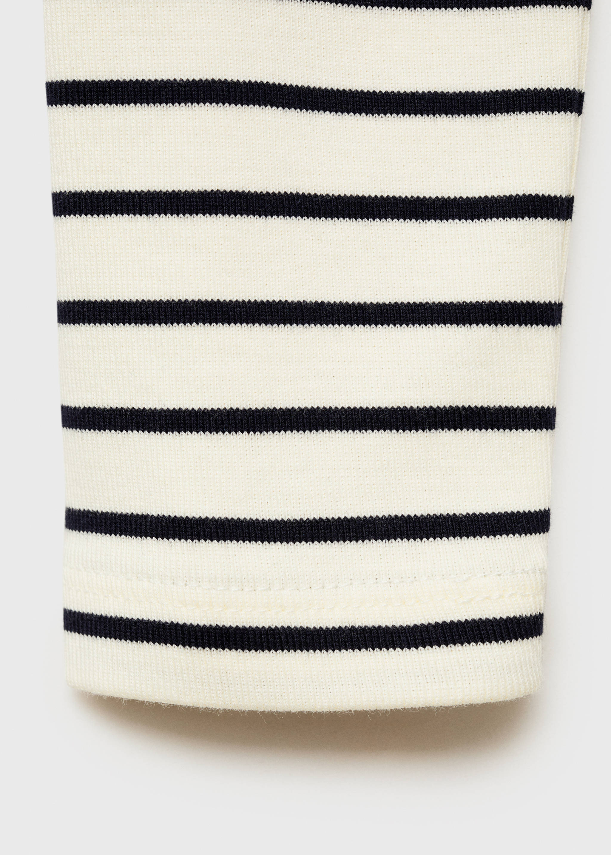 Striped boat-neck t-shirt - Details of the article 0