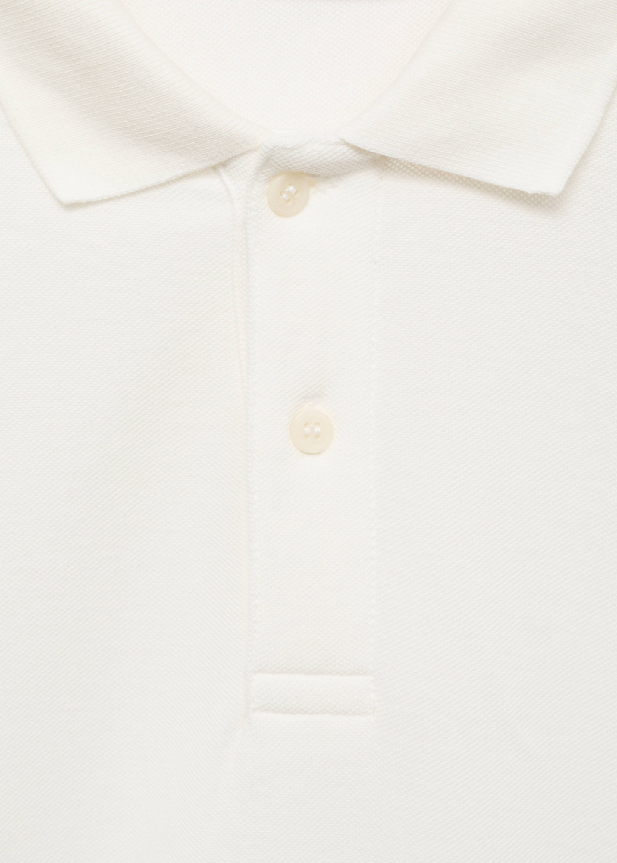 Regular-fit cotton piqué polo shirt - Details of the article 8