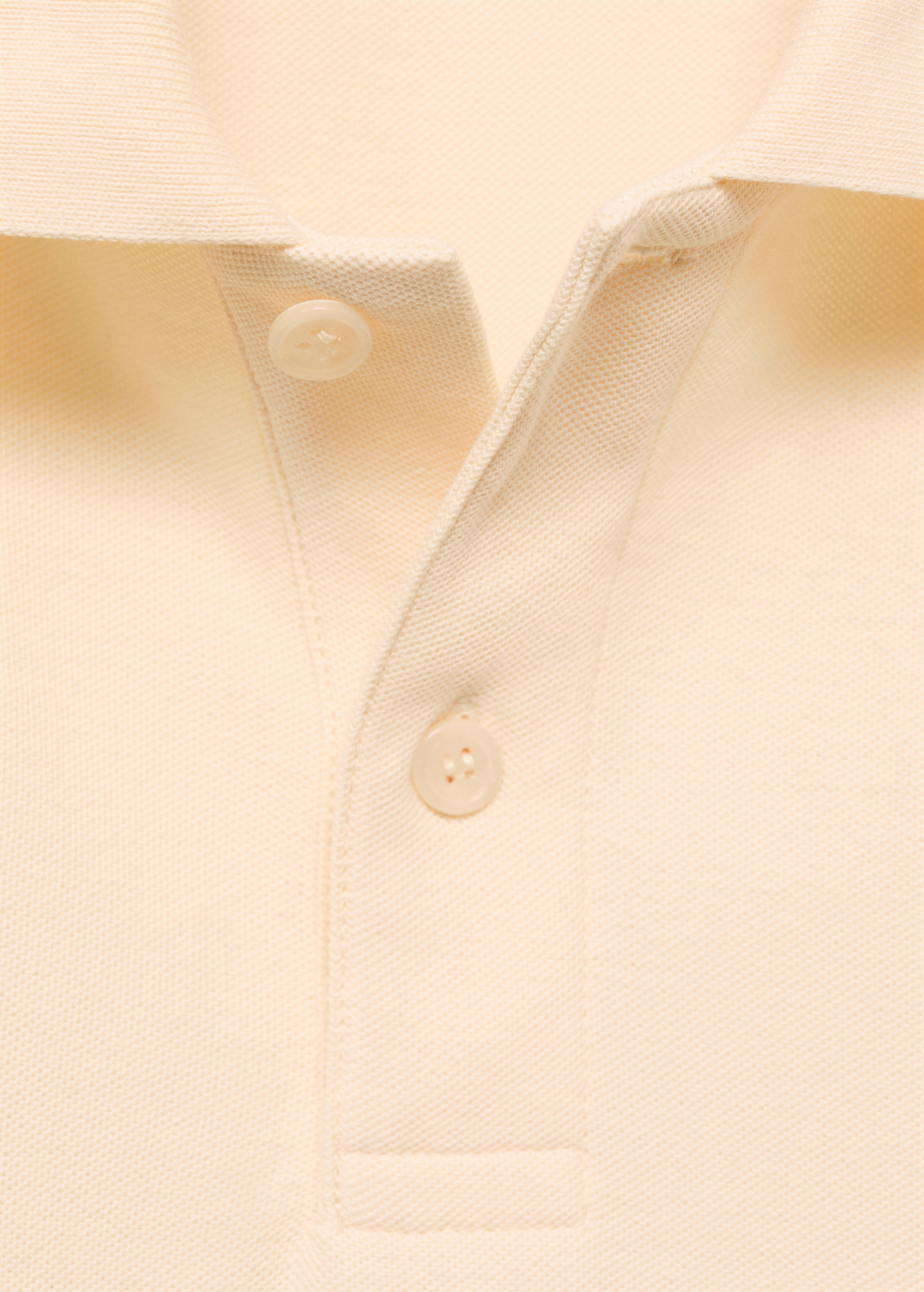 Regular-fit cotton piqué polo shirt - Details of the article 8