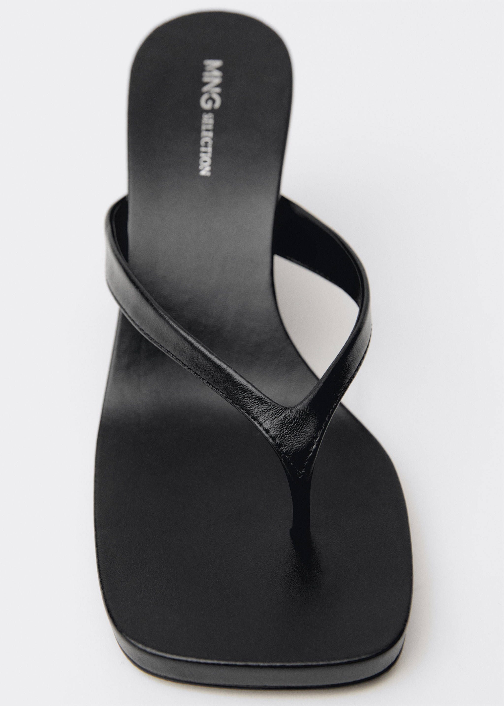 Wedge leather sandals - Details of the article 2