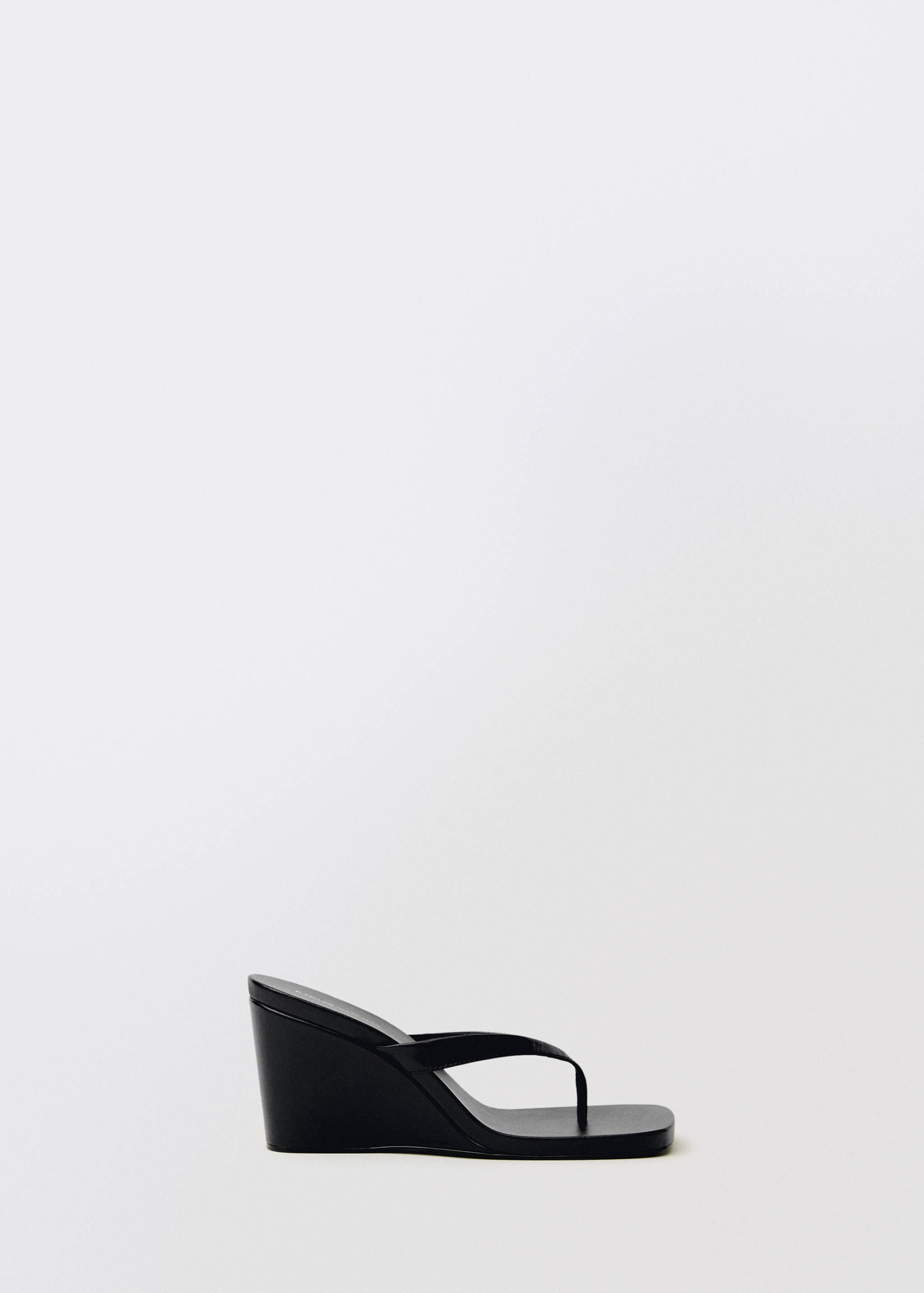 Wedge leather sandals - Article without model
