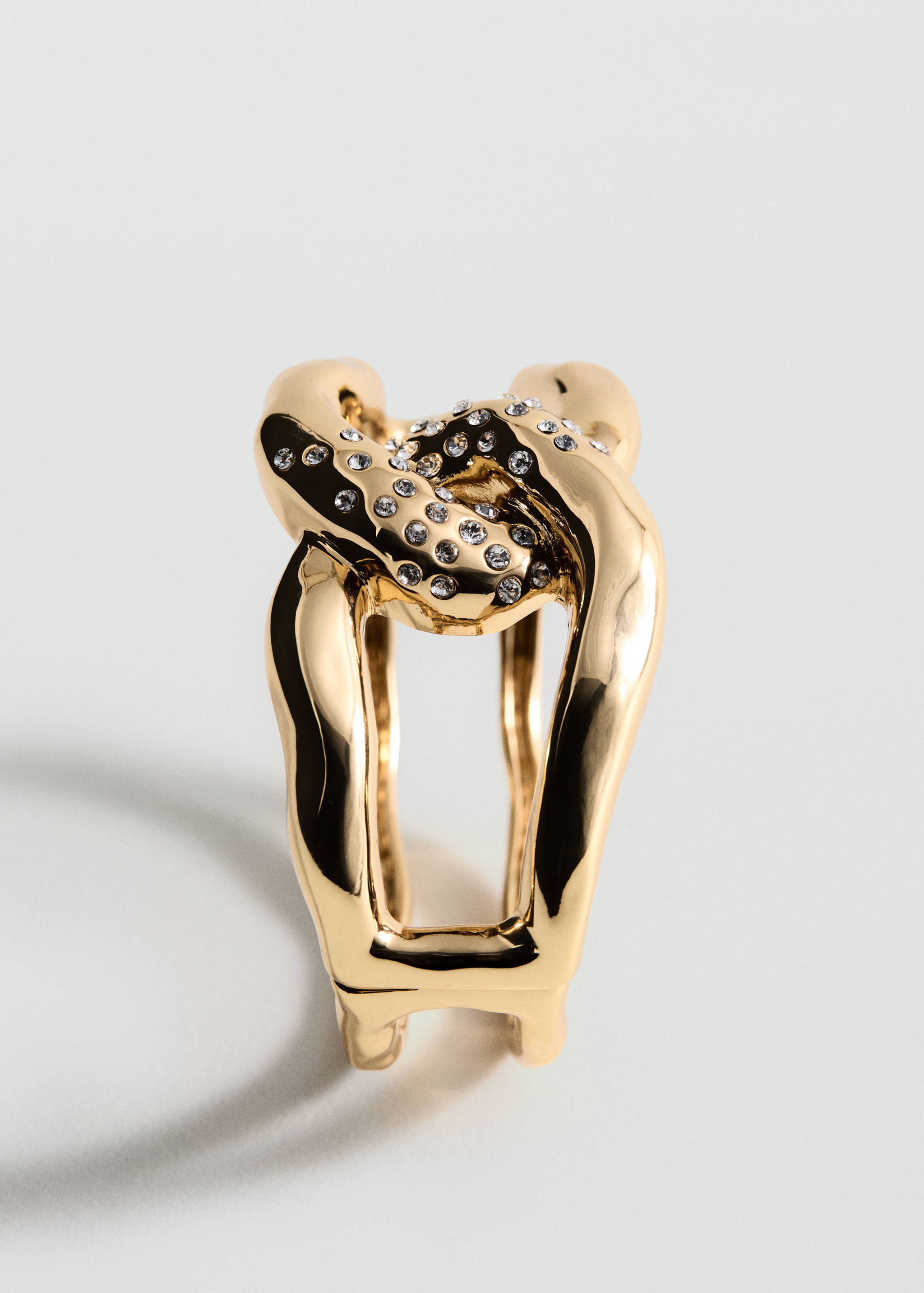 Shiny intertwined bracelet - General plane