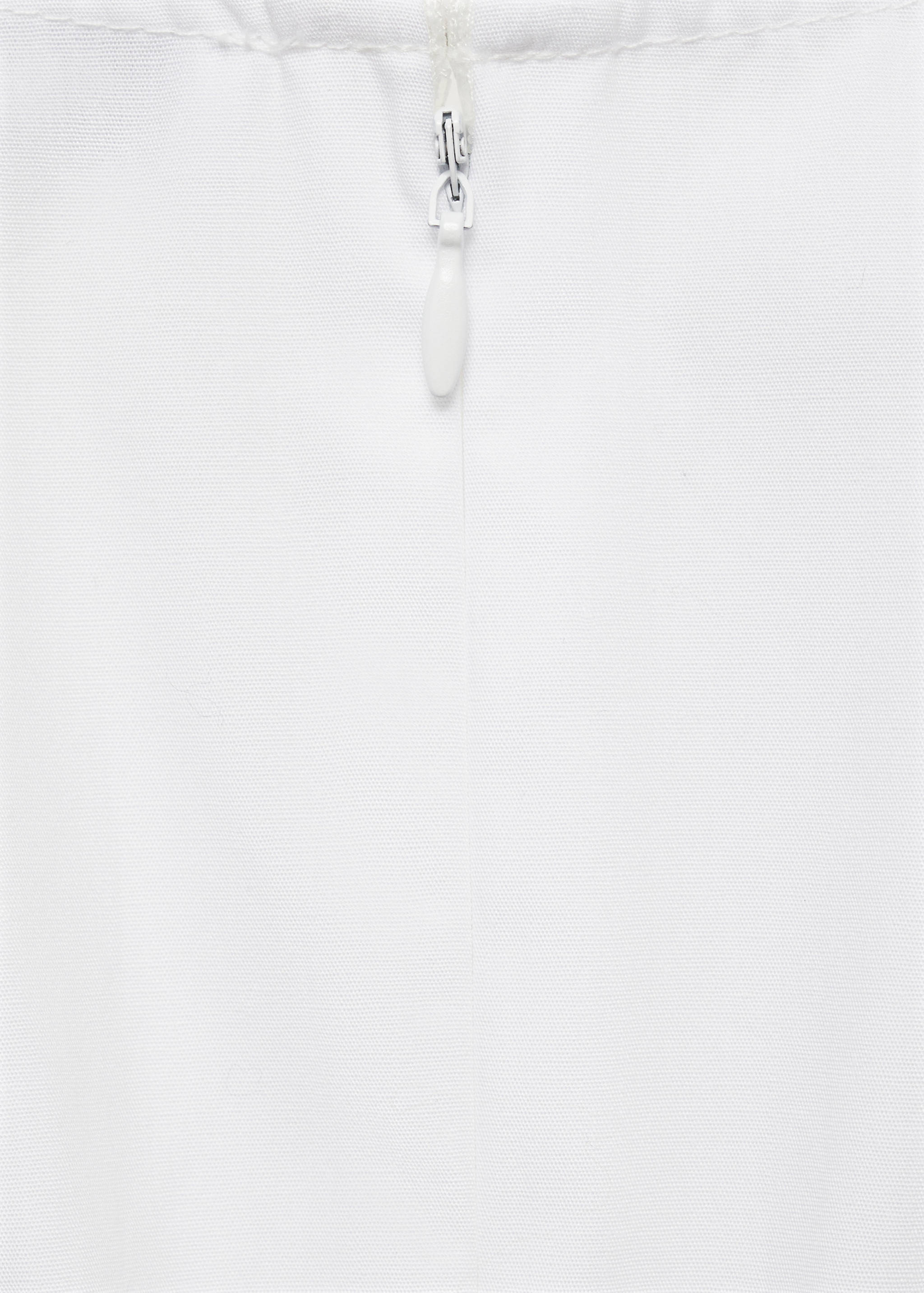 Cotton pleated midi-dress - Details of the article 0