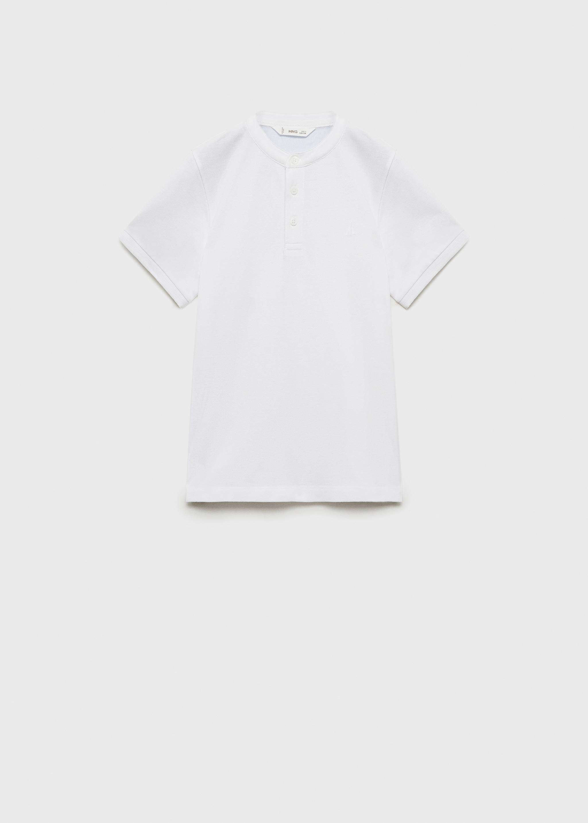 Mao collar polo shirt - Article without model