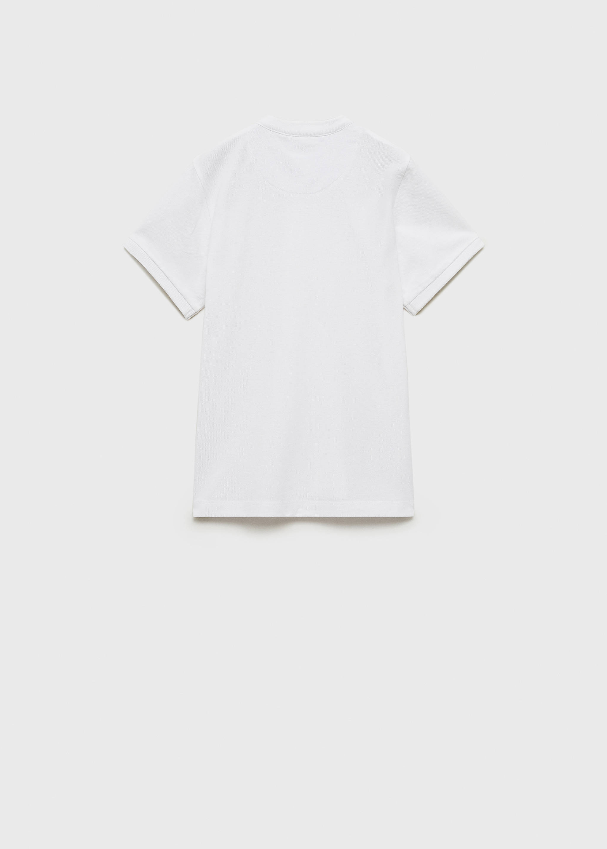 Mao collar polo shirt - Reverse of the article