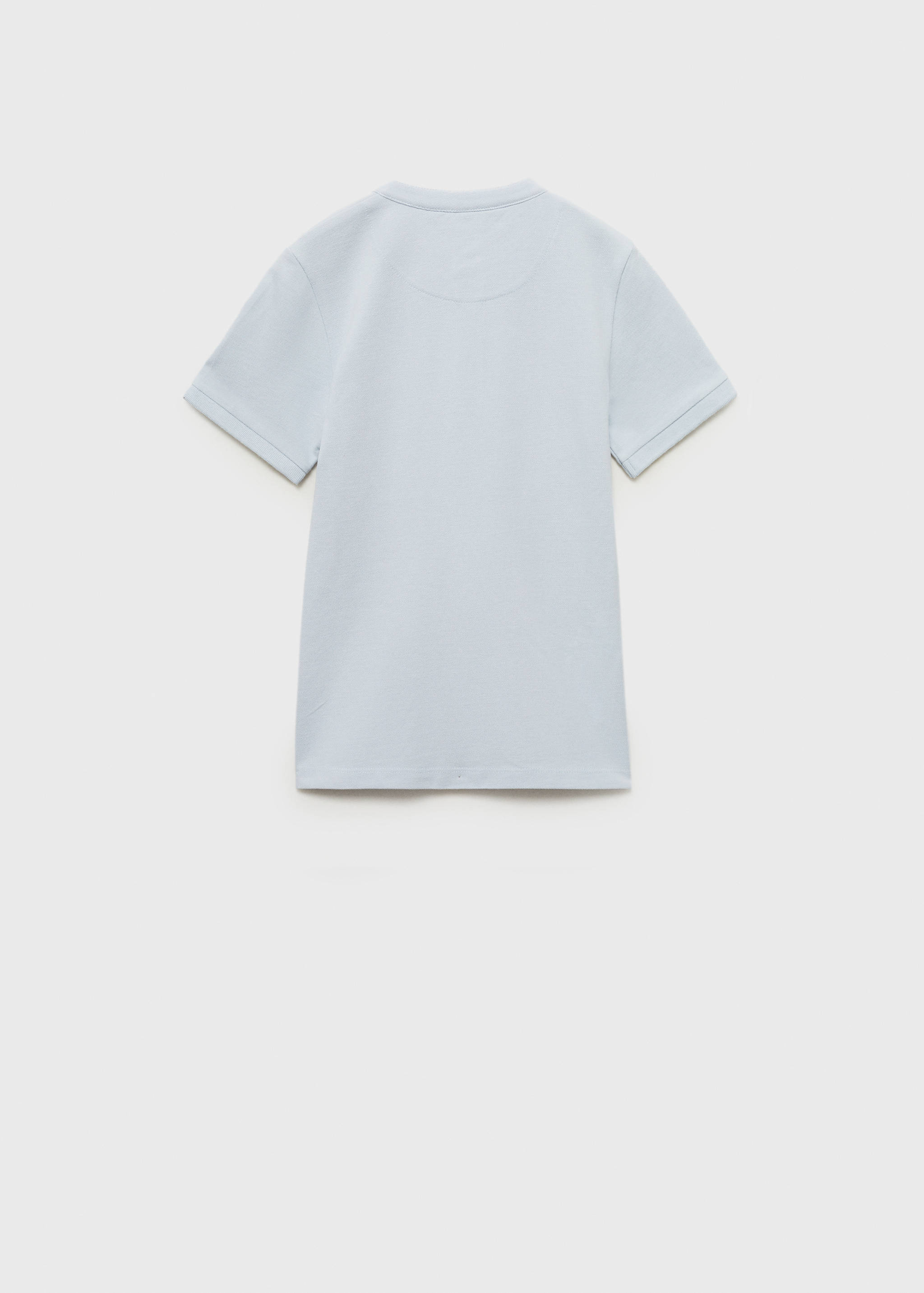 Mao collar polo shirt - Reverse of the article