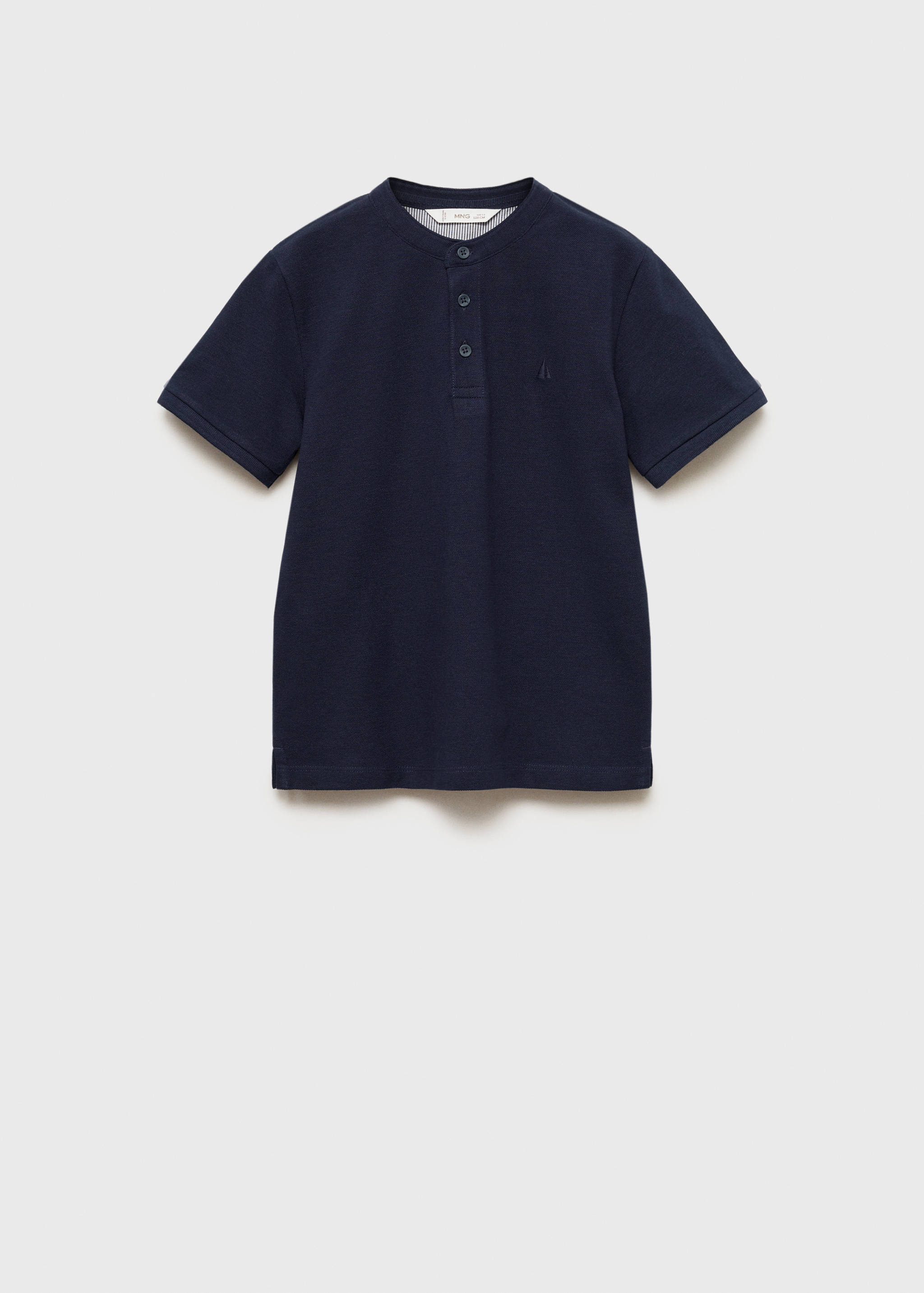 Mao collar polo shirt - Article without model