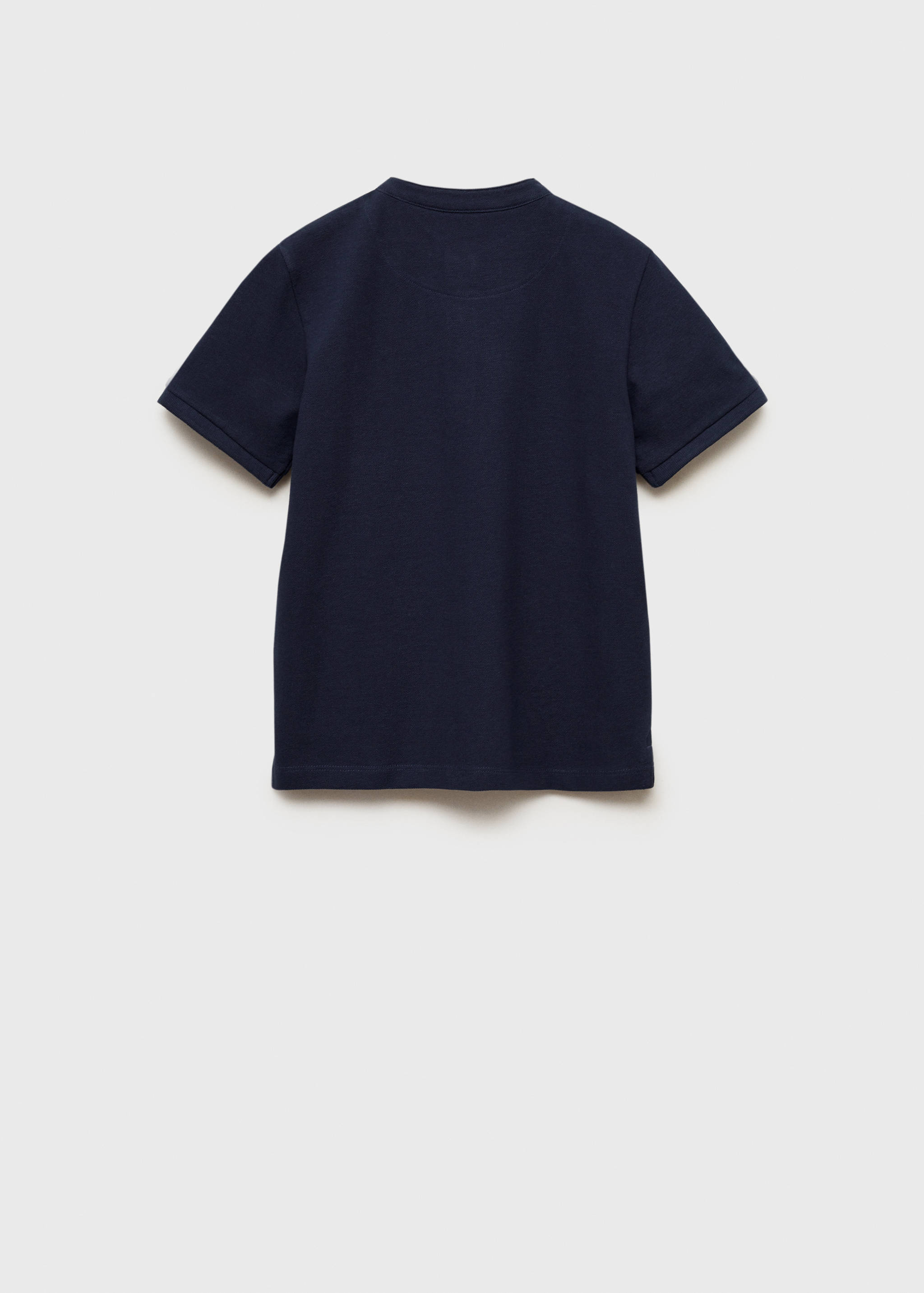 Mao collar polo shirt - Reverse of the article