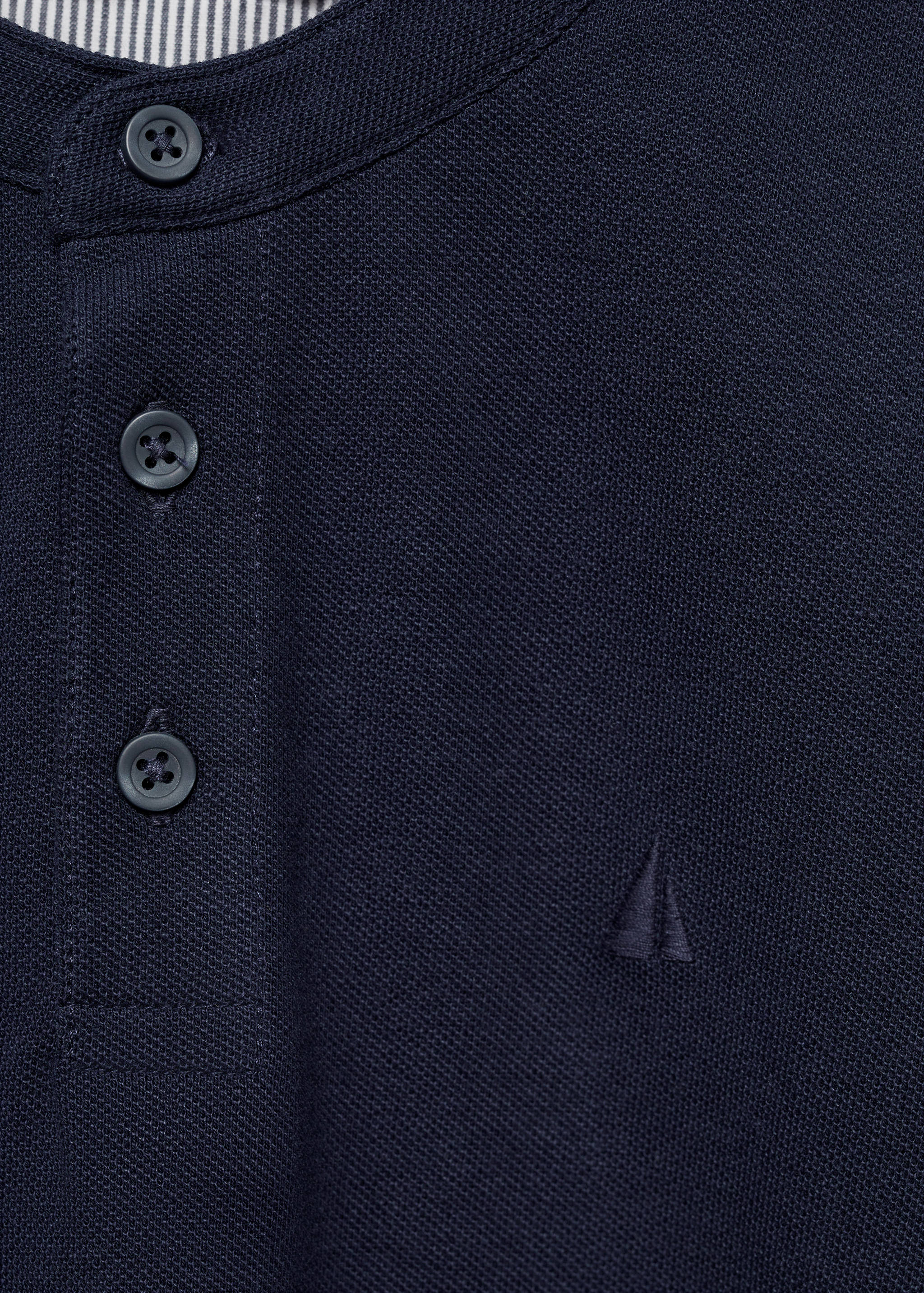 Mao collar polo shirt - Details of the article 8