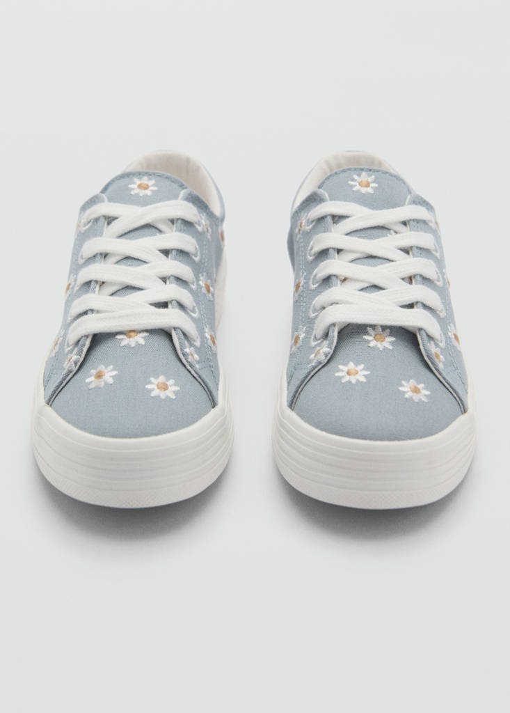 Floral-embroidered trainers - thumbnail 3
