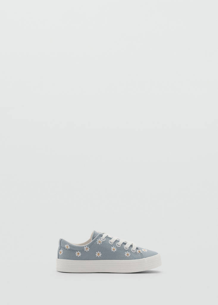 Floral-embroidered trainers - thumbnail 2
