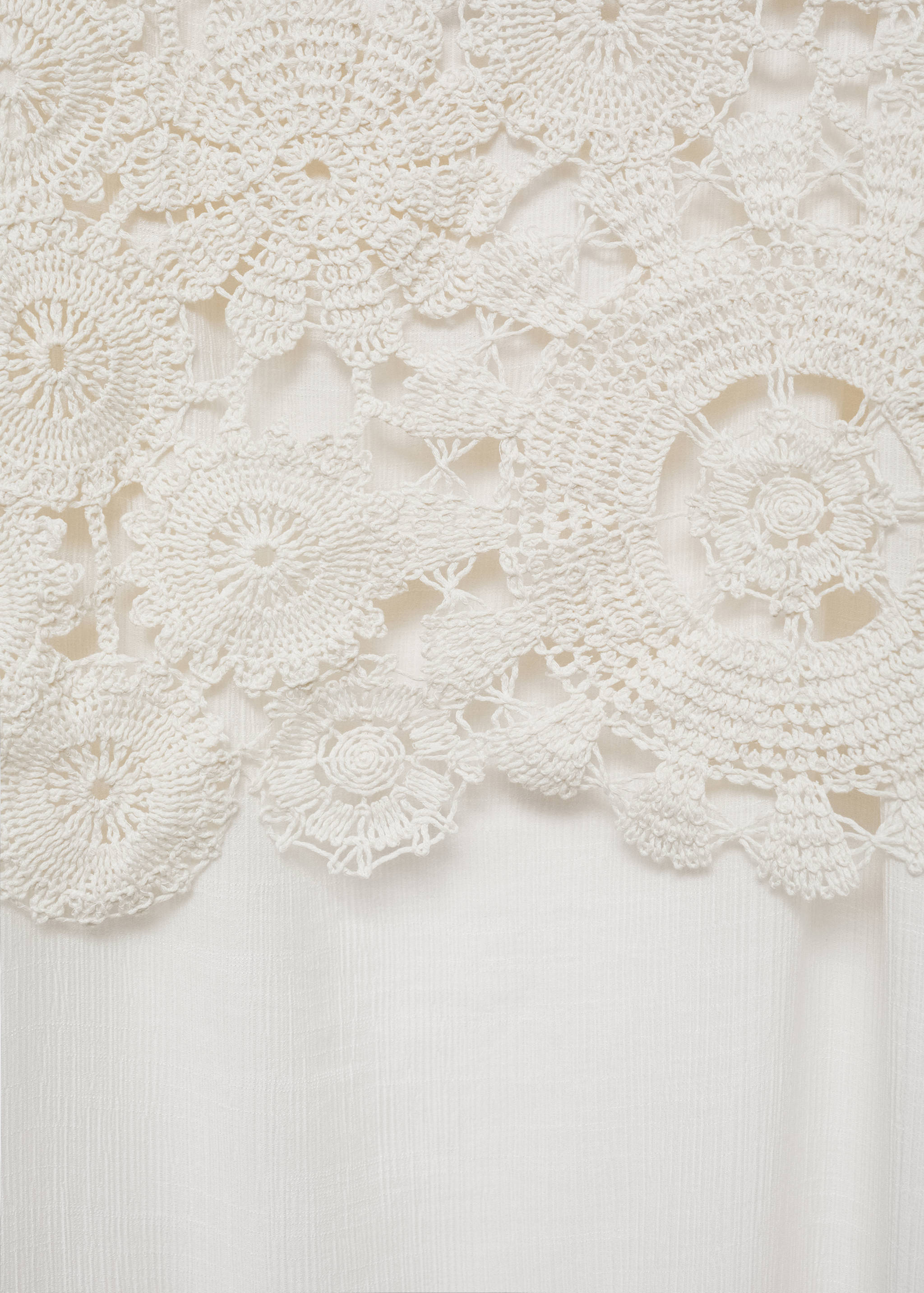 Crochet top midi-dress - Details of the article 8